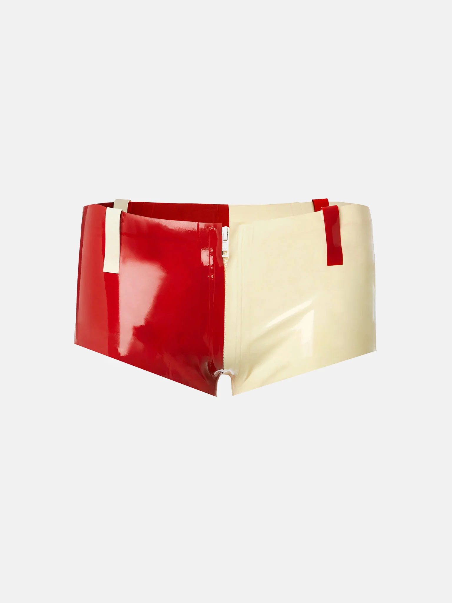 Agnes Latex Shorts Gazpacho - Image 4