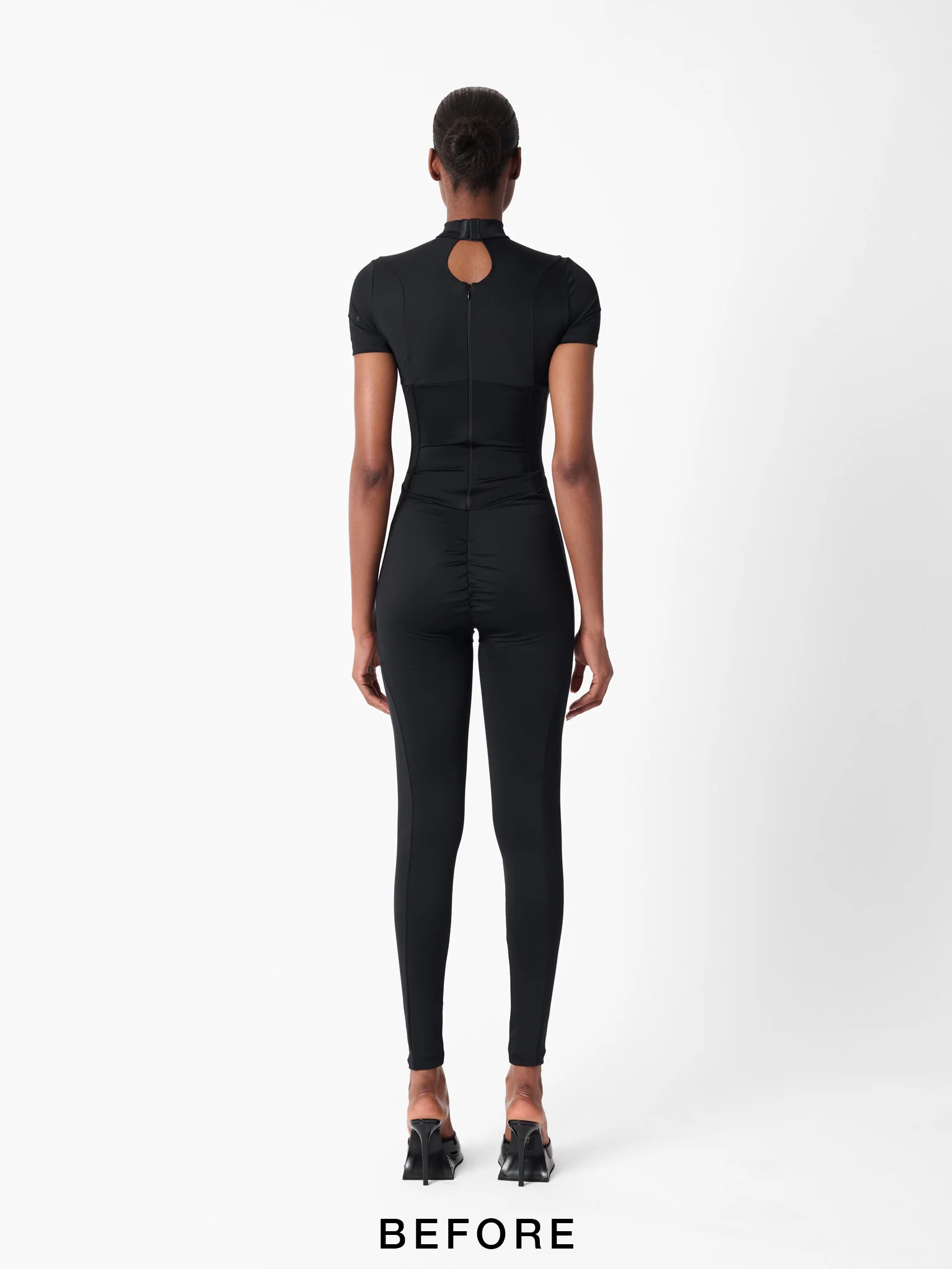 Alrite Love Padded Jumpsuit Black - Image 4