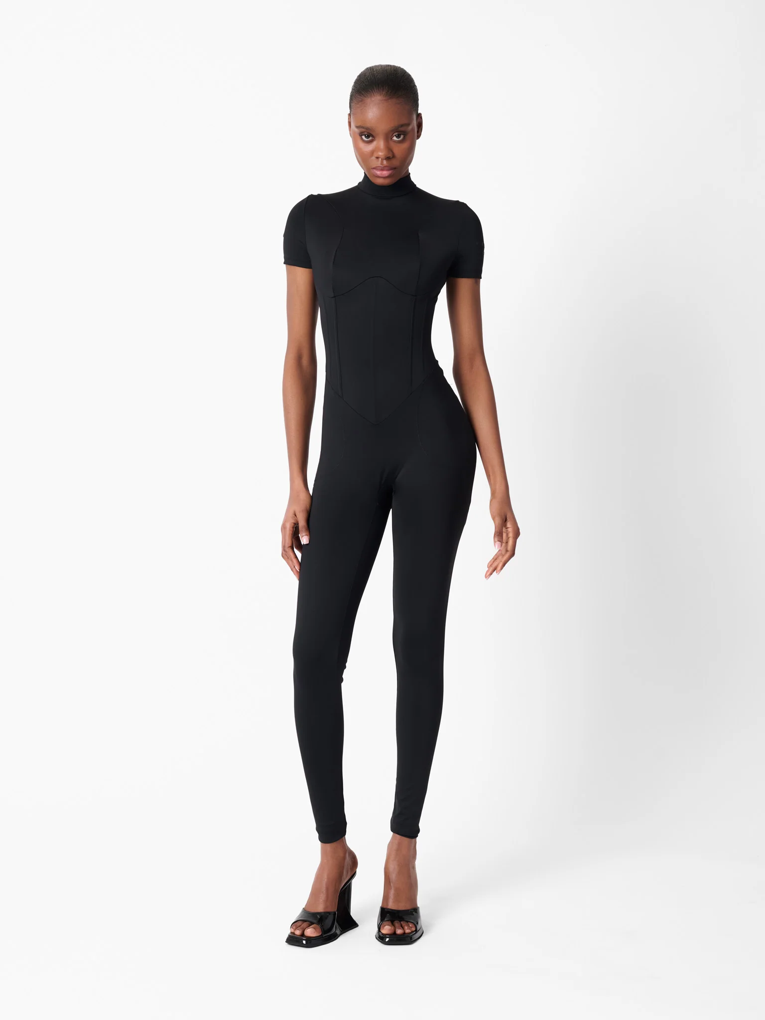 Alrite Love Padded Jumpsuit Black - Image 7