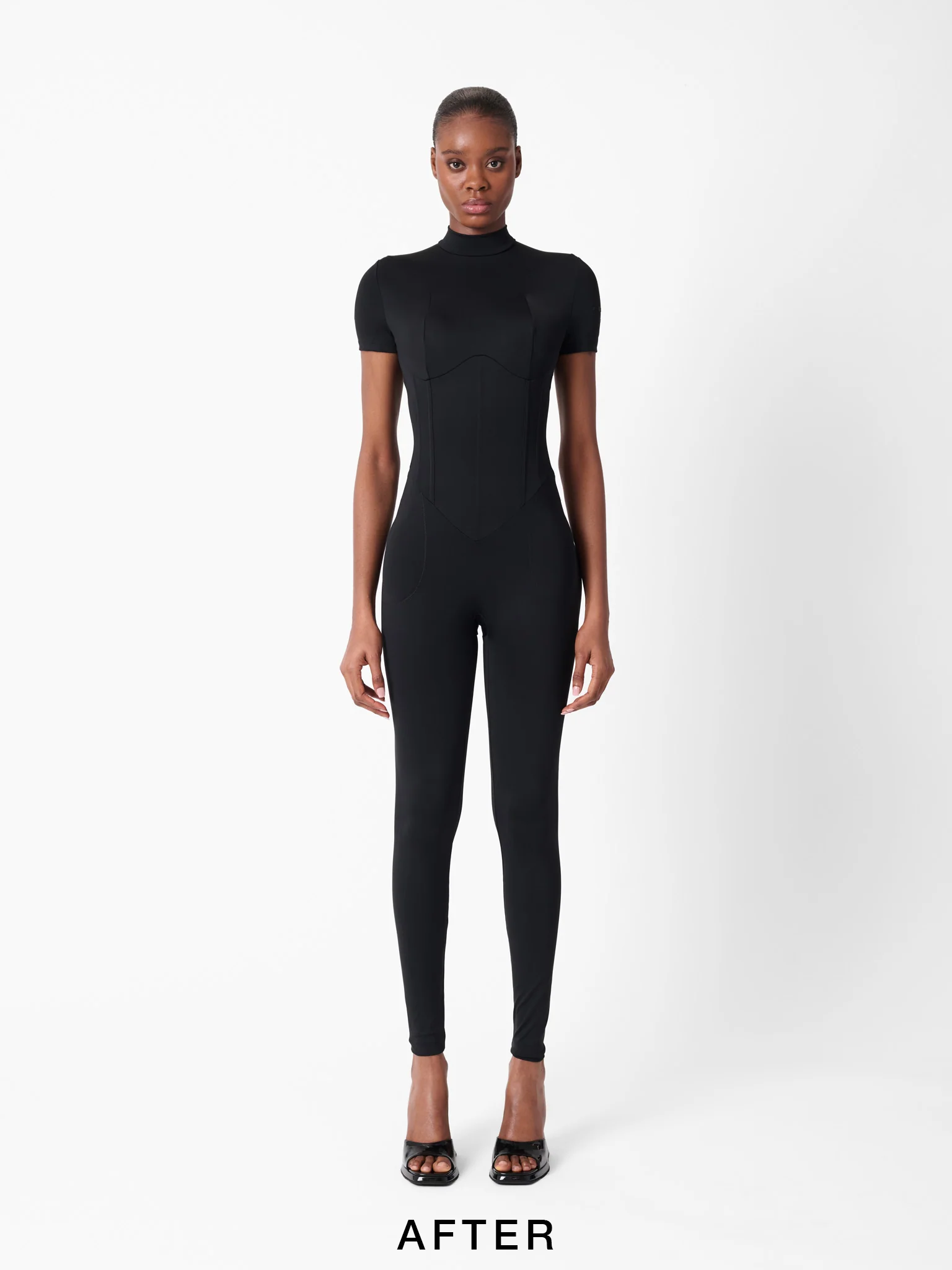 Alrite Love Padded Jumpsuit Black - Image 9