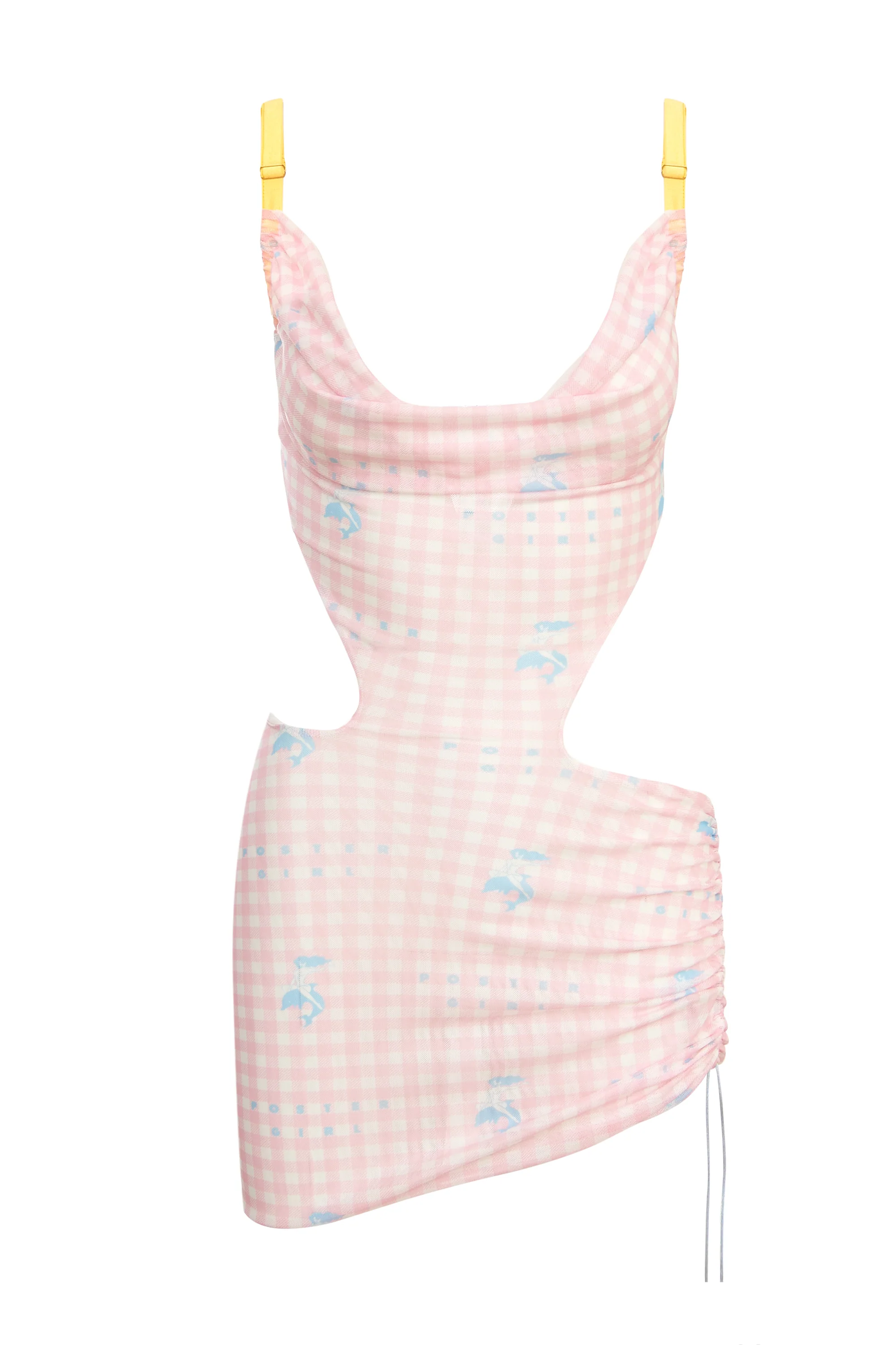 Amber Dress Pink Gingham