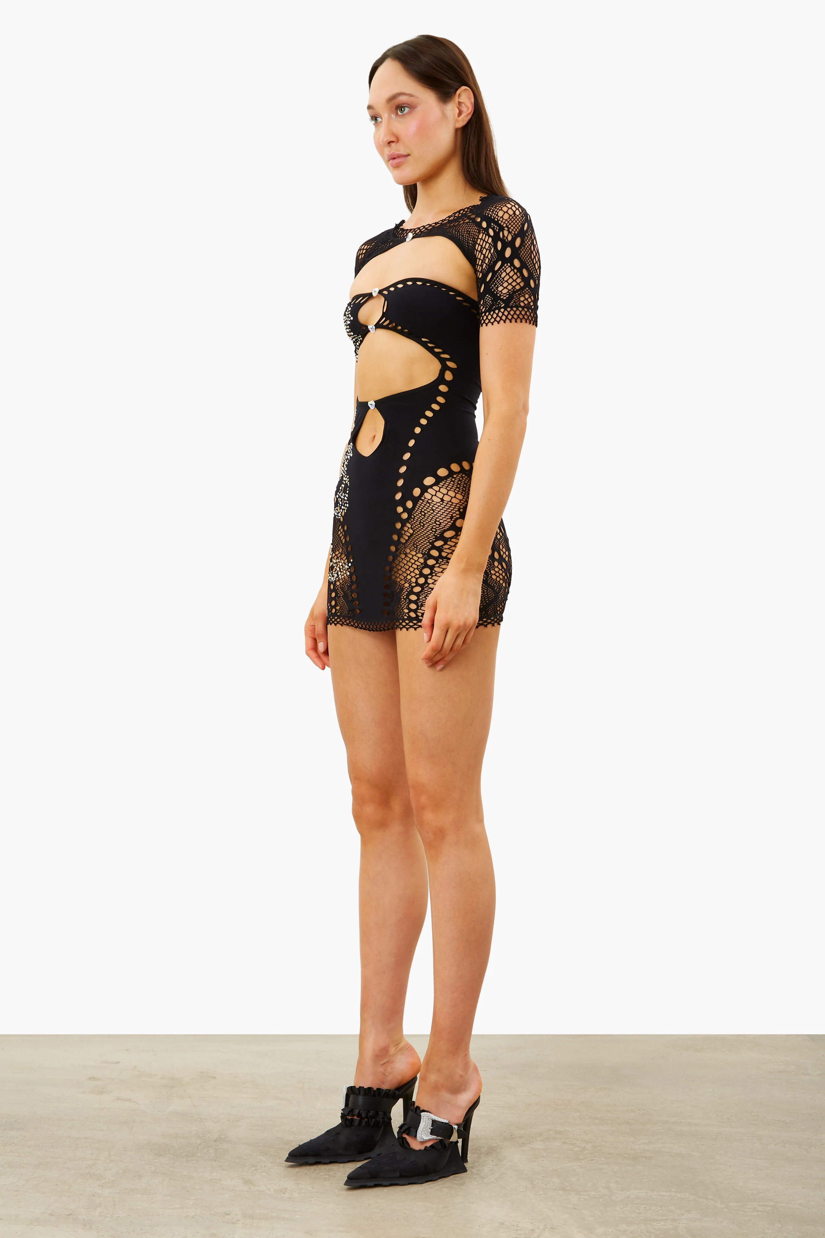Barbi Dress Jet Black - Image 4