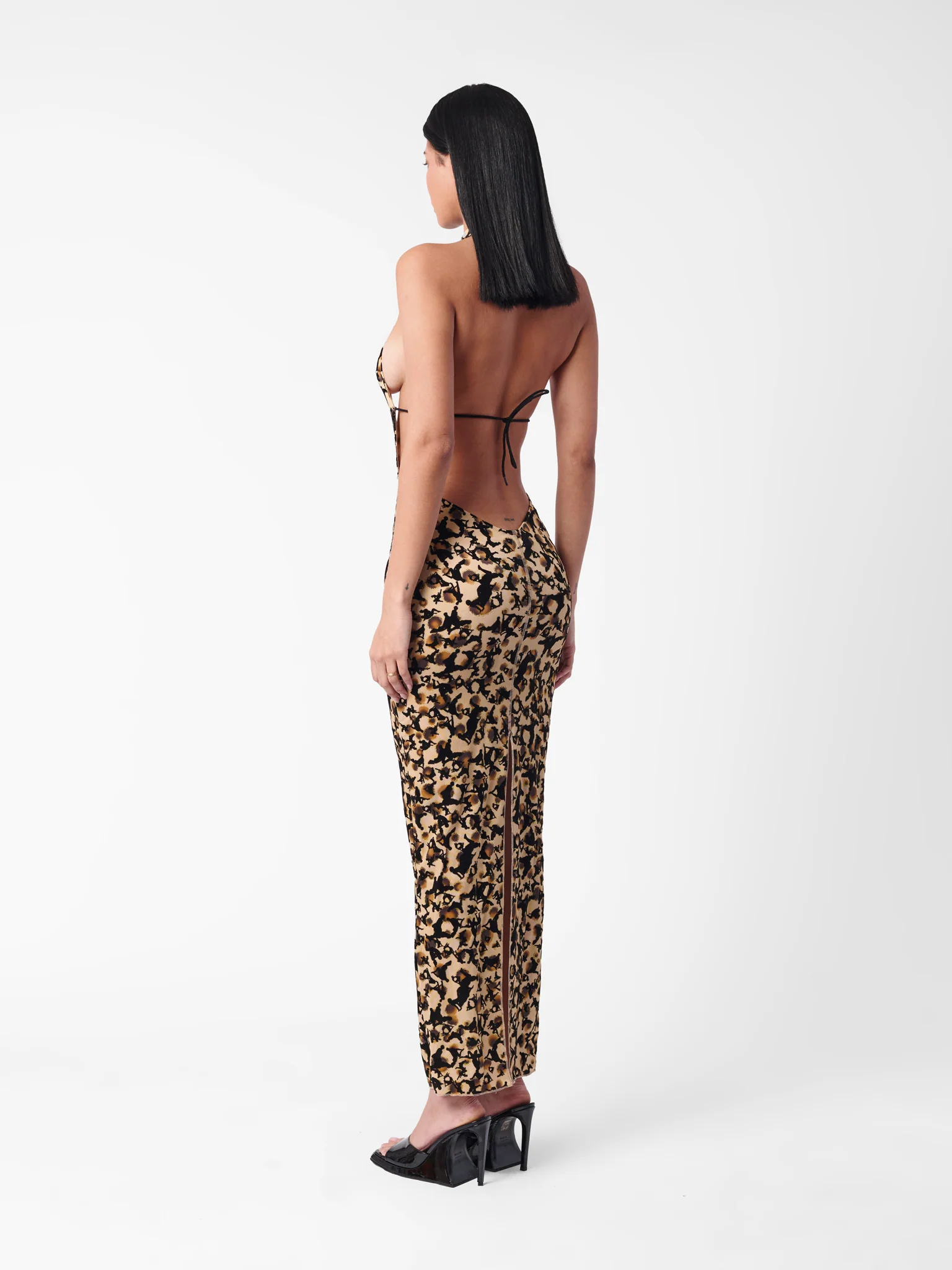 Bare Dress Beige Leopard Print - Image 5