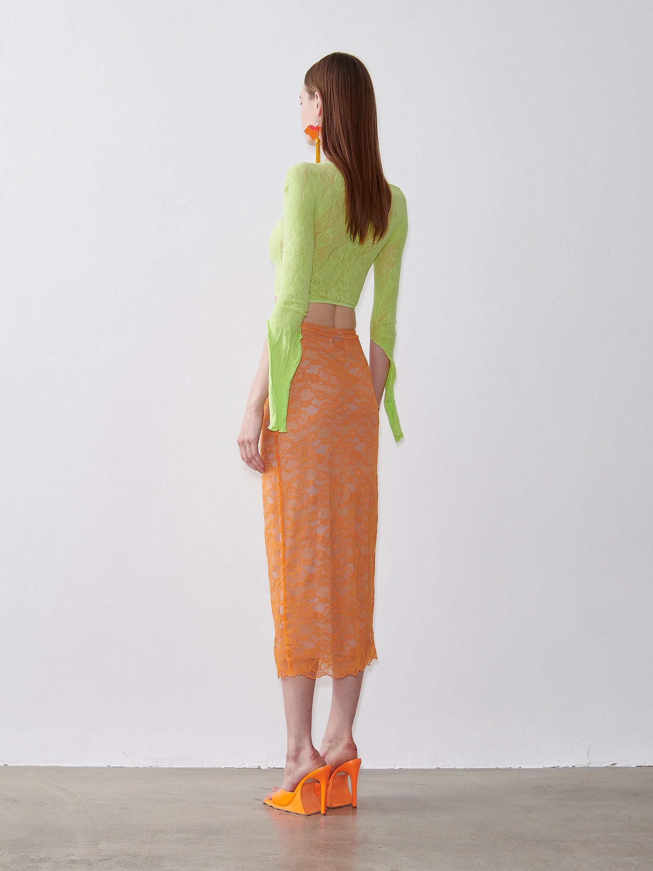 Betty Midi Skirt Aperol - Image 3