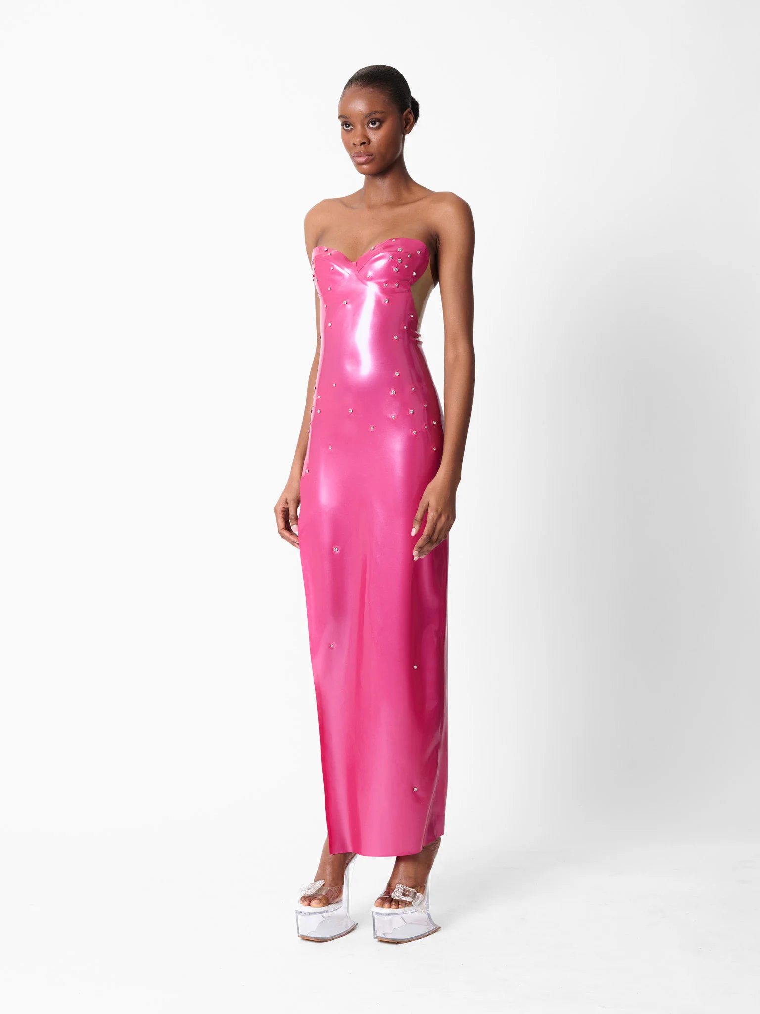 Bunny Latex Maxi Dress - Image 3