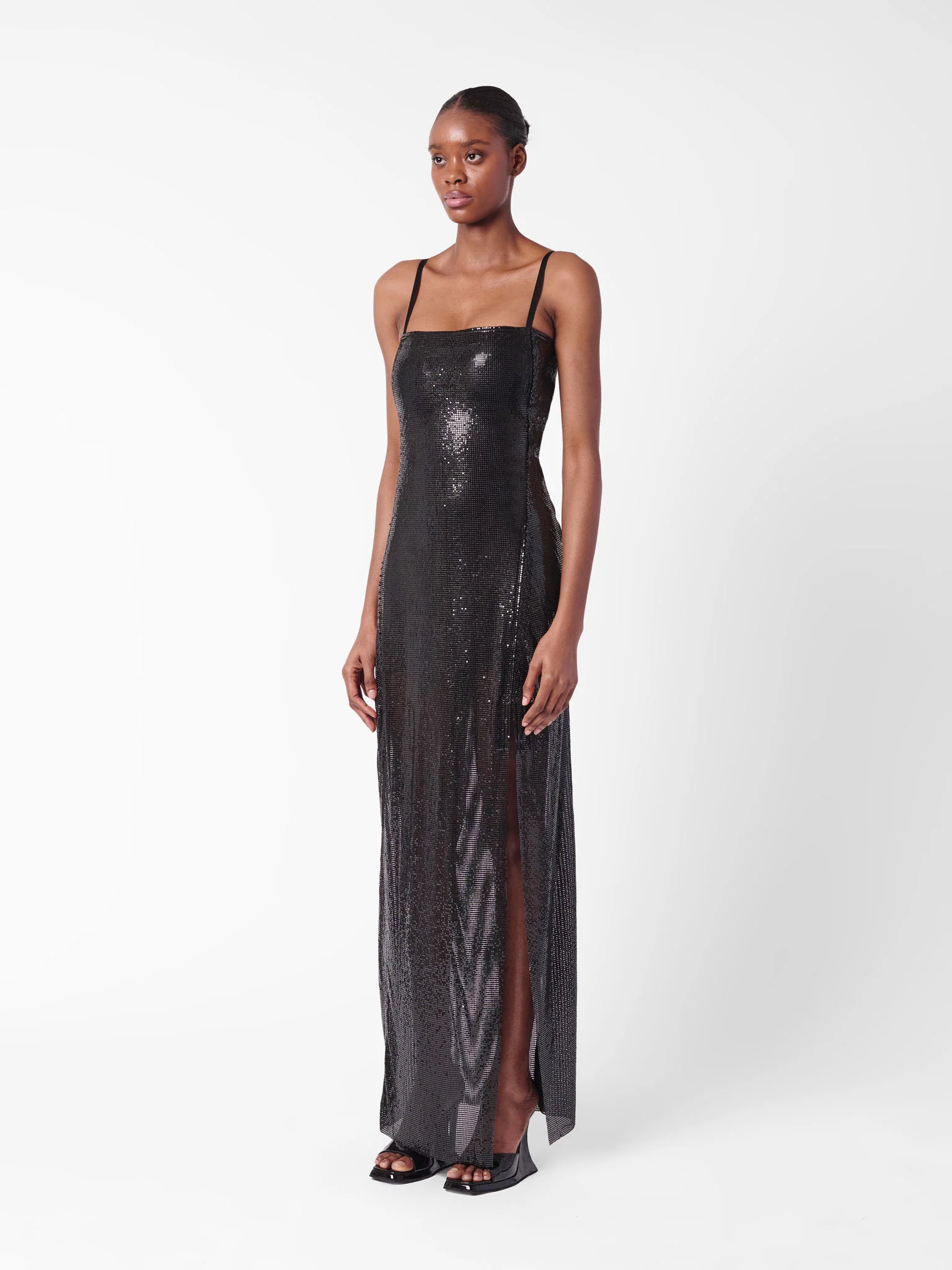 Carina Maxi Dress Black - Image 4