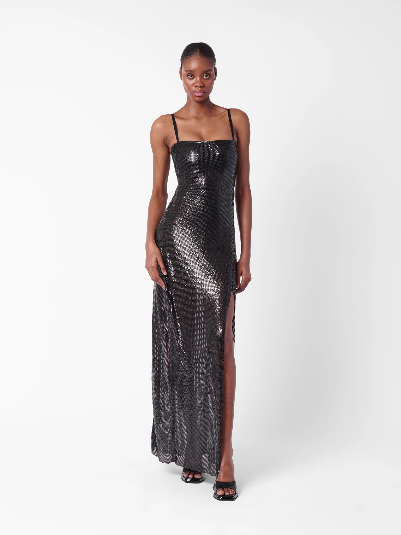 Carina Maxi Dress Black - Image 6