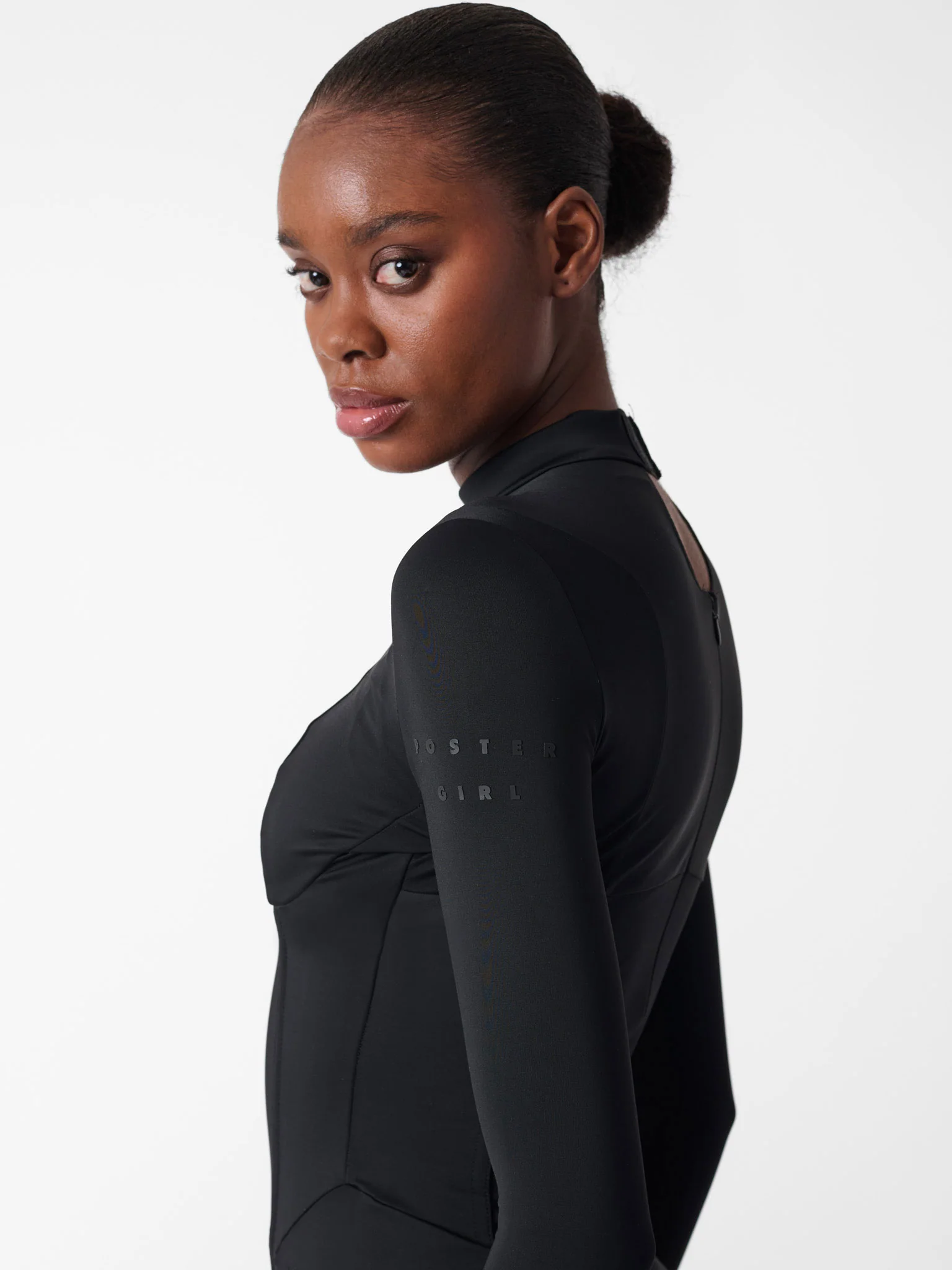 Cat Call Padded Dress Black - Image 8