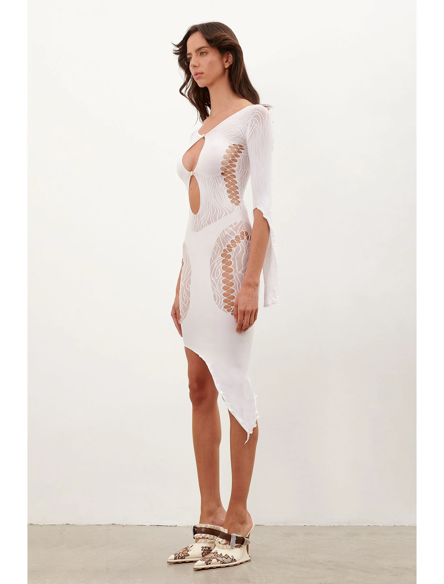 Charlotte Dress Optic White - Image 5