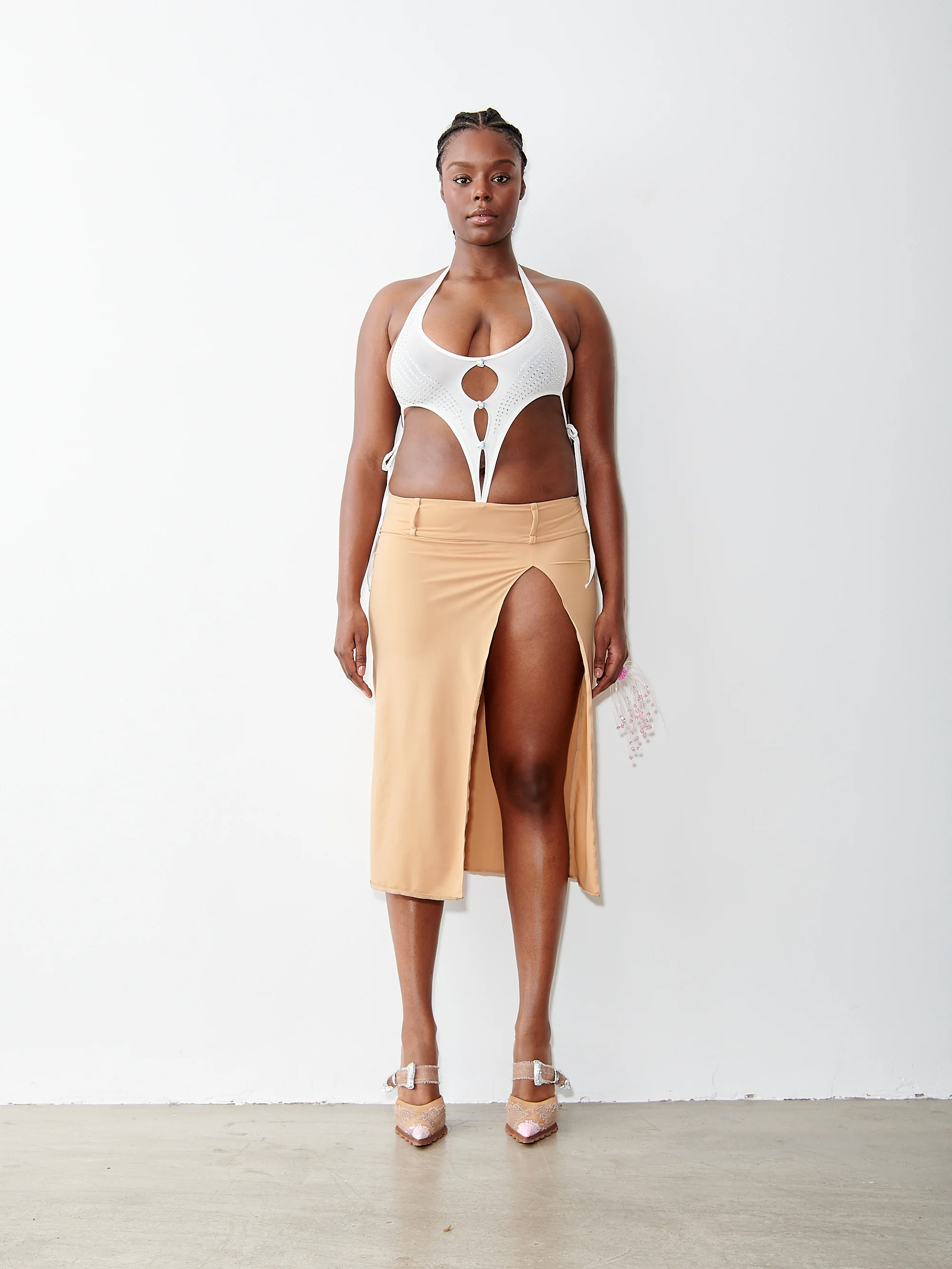 Chloe Skirt Biscotti - Image 2