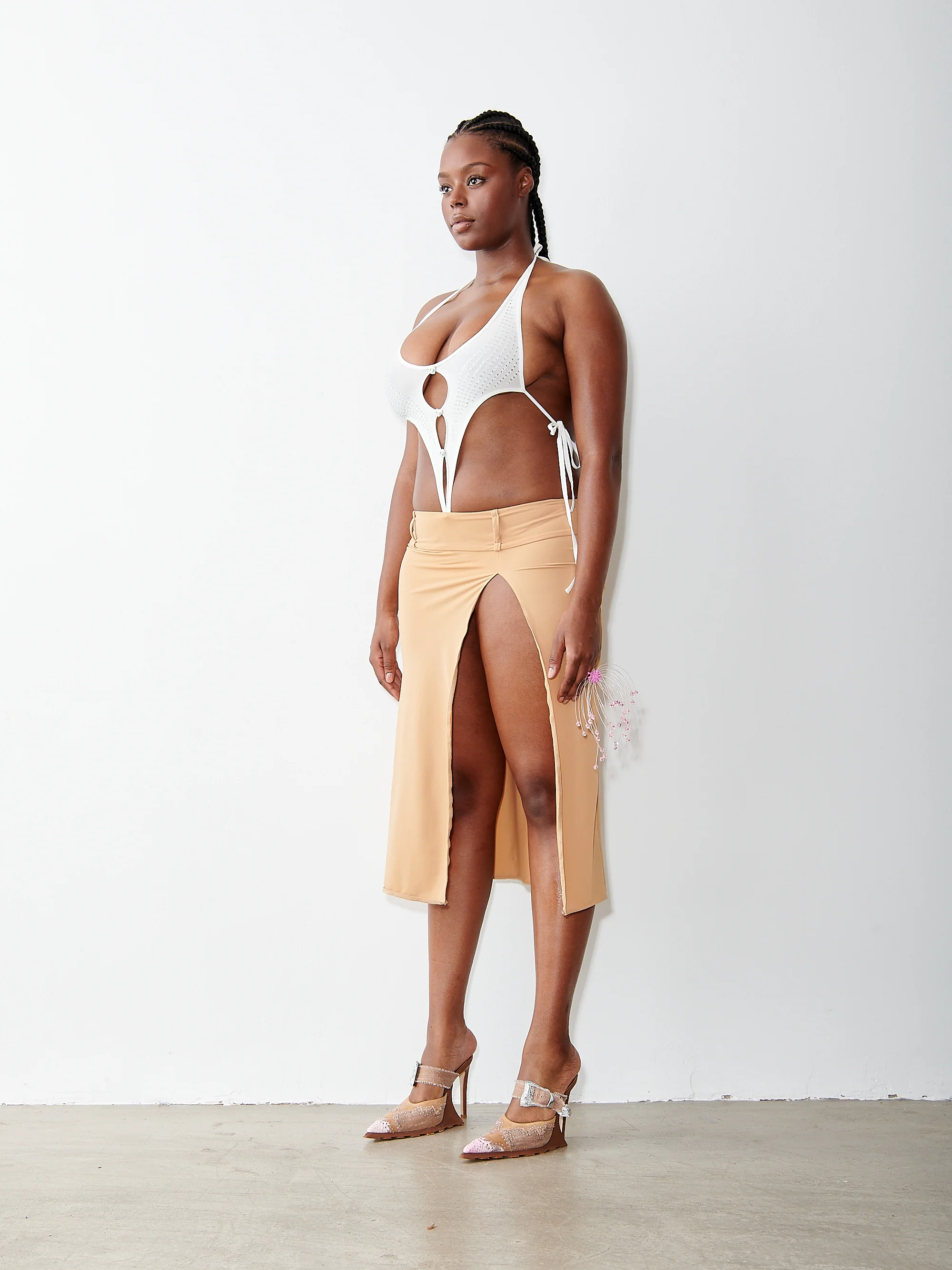 Chloe Skirt Biscotti - Image 3