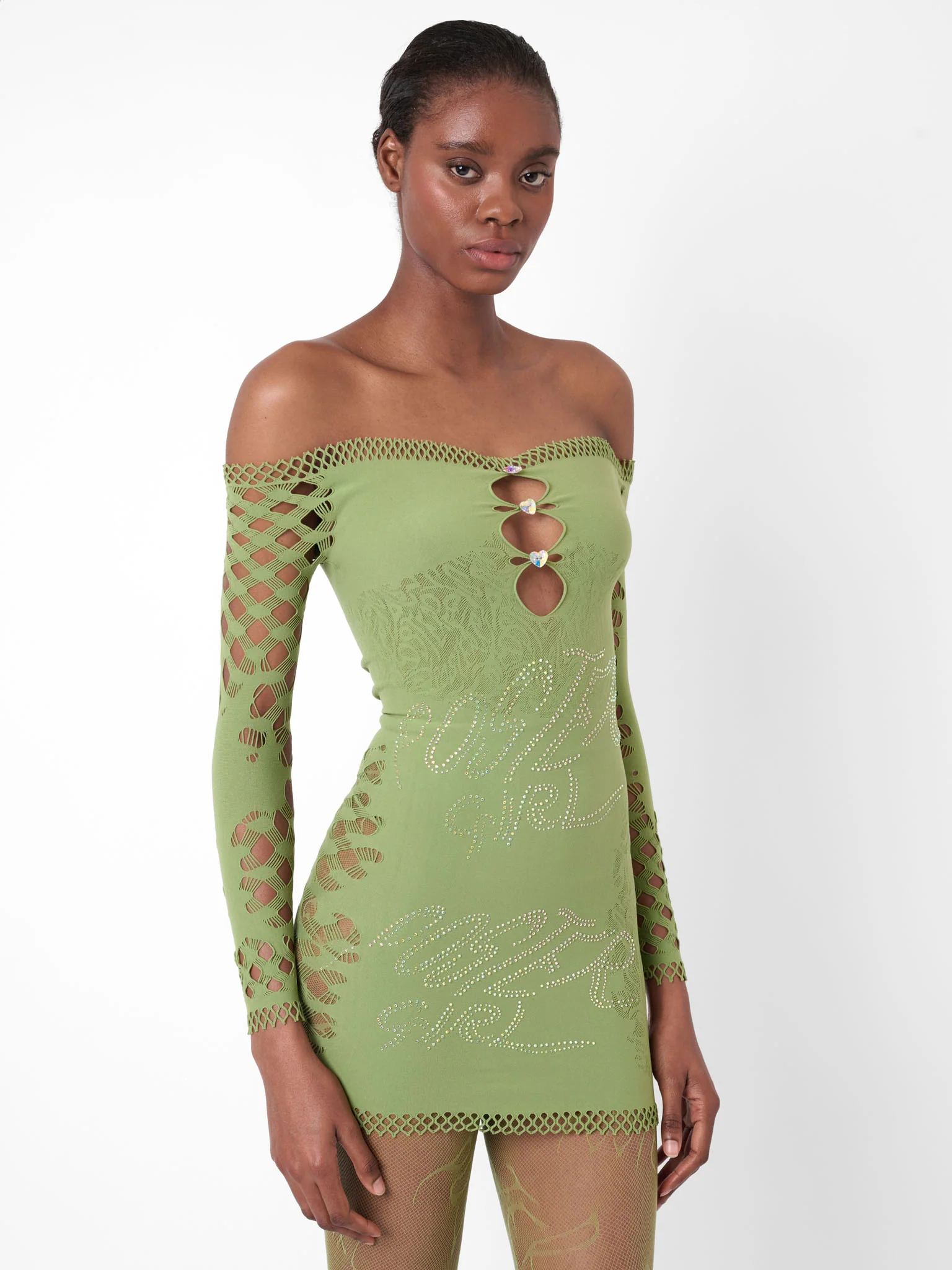 Coco Dress Sativa Green - Image 2