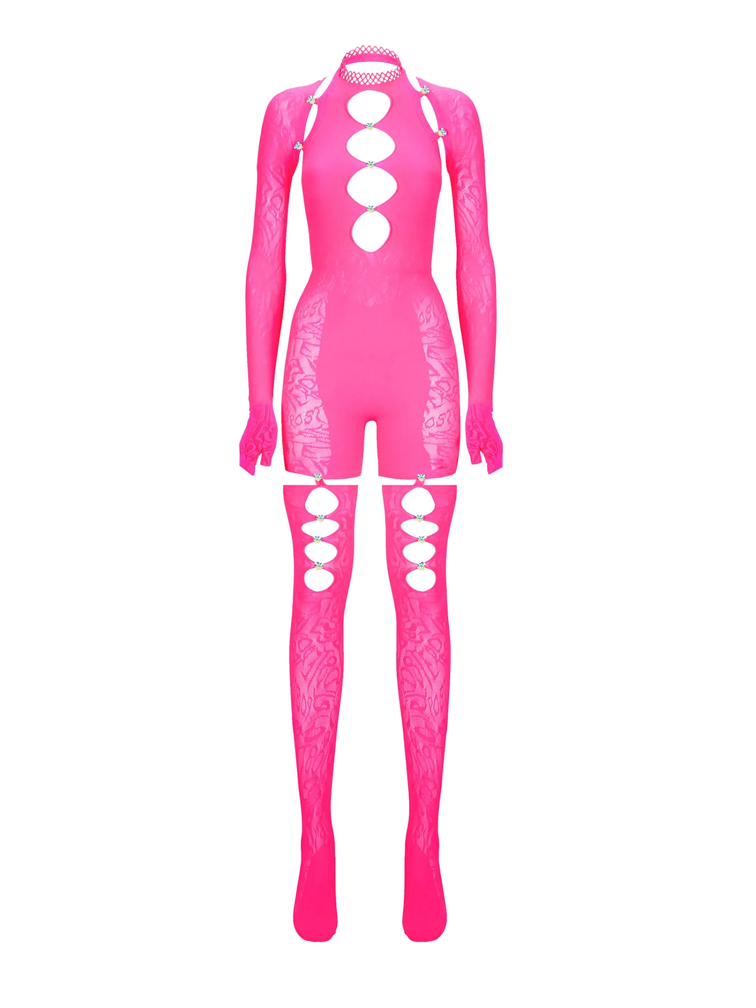 Isamaya Jumpsuit Shocking Pink