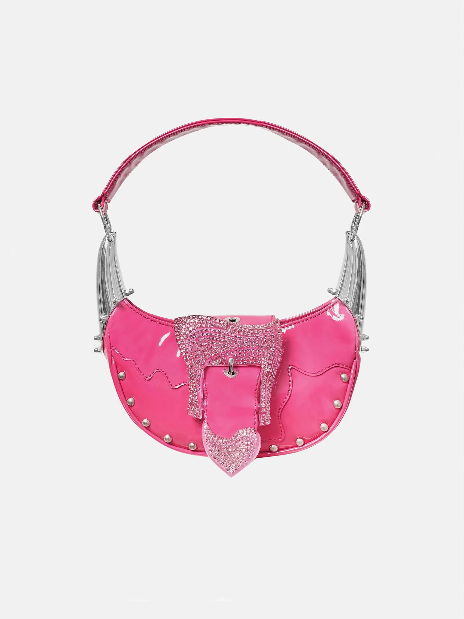 Deville Bag Patent Leather Harlot Pink