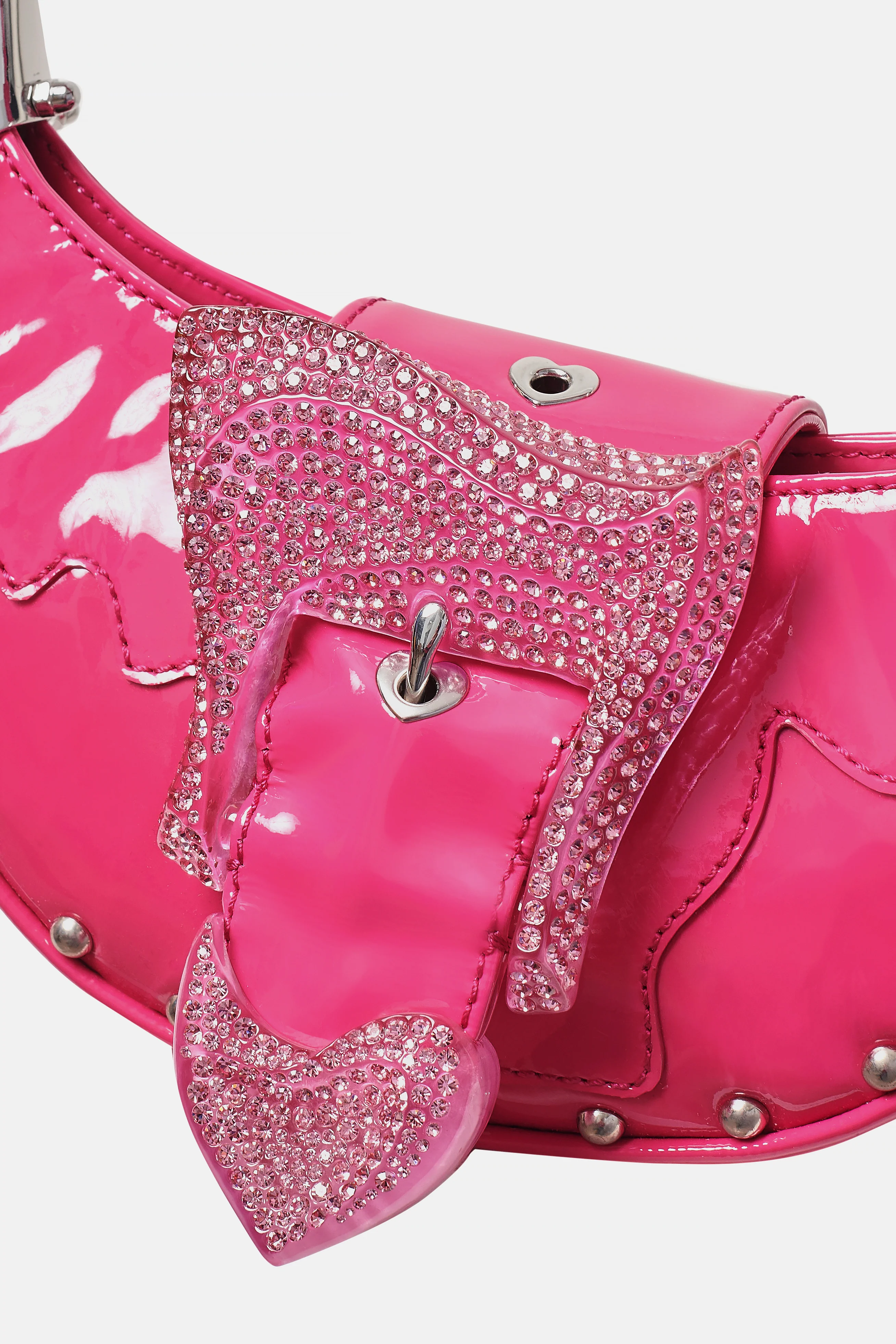 Deville Bag Patent Leather Harlot Pink - Image 2