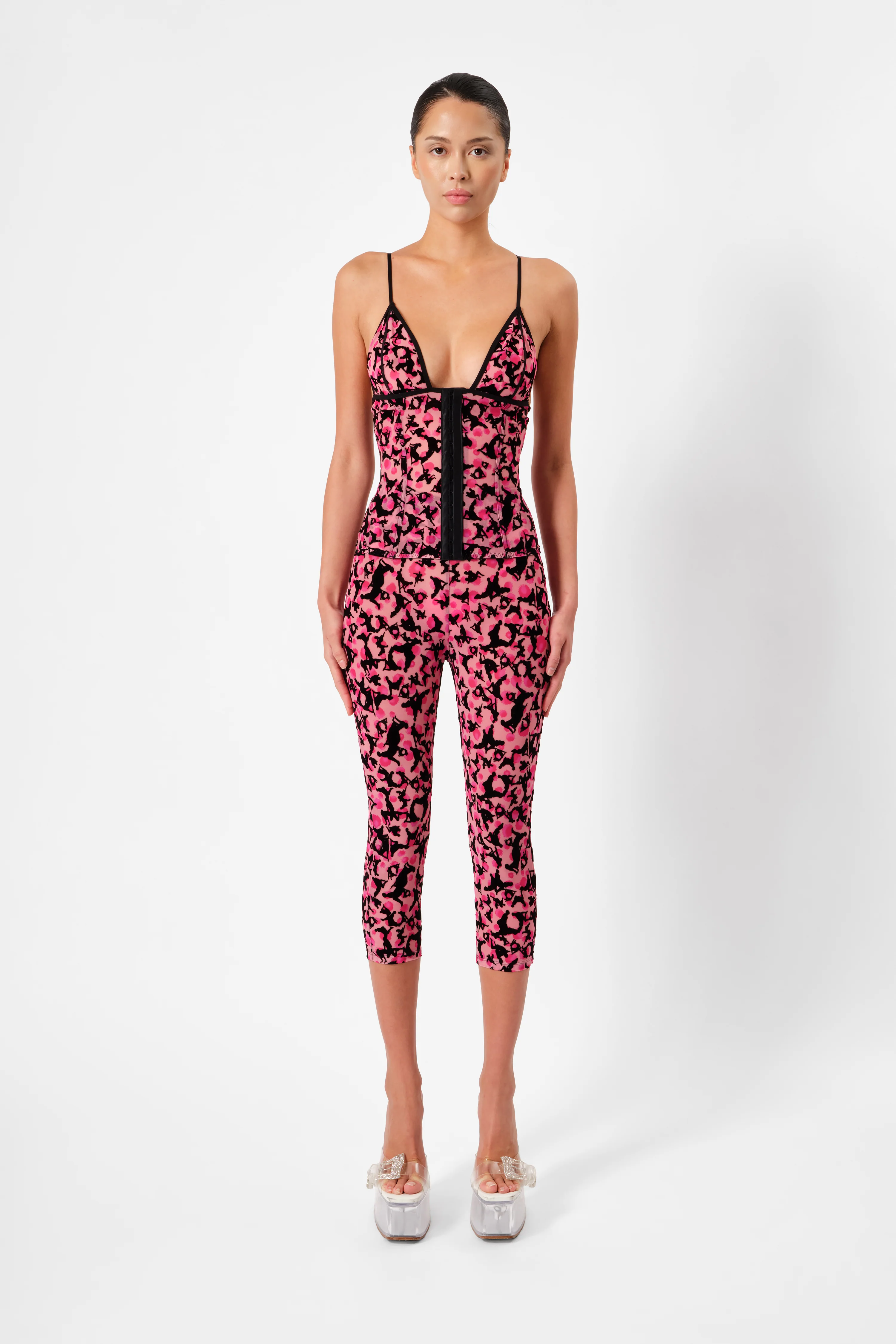 Doll Top Pink Leopard Print