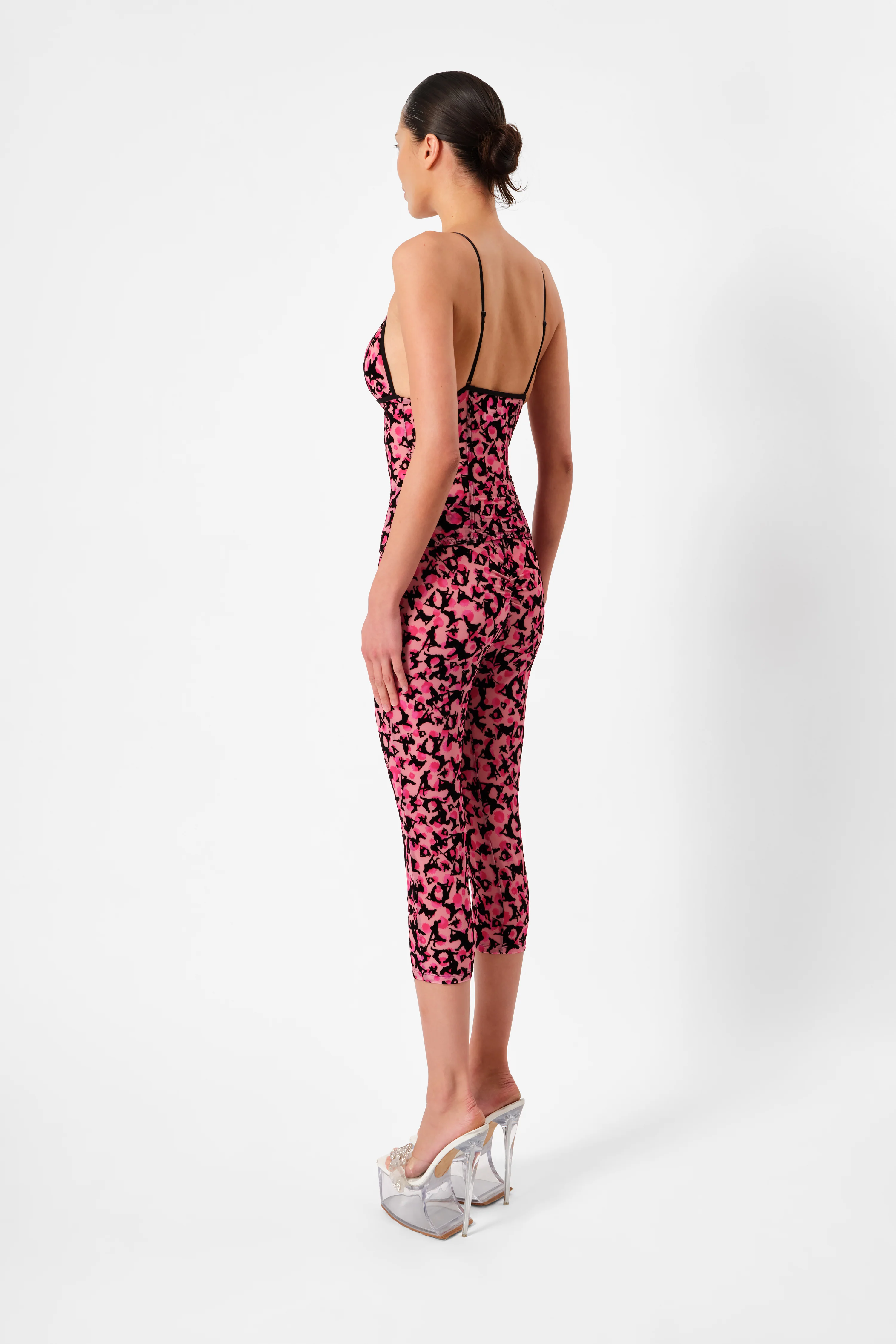 Doll Top Pink Leopard Print - Image 3