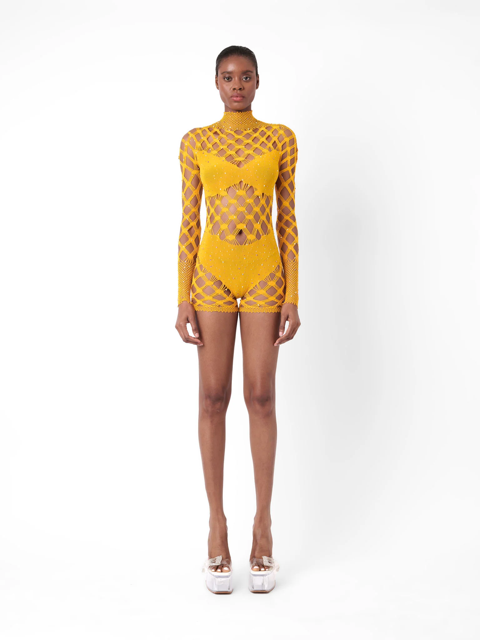 Dollar Playsuit Saffron - Image 2