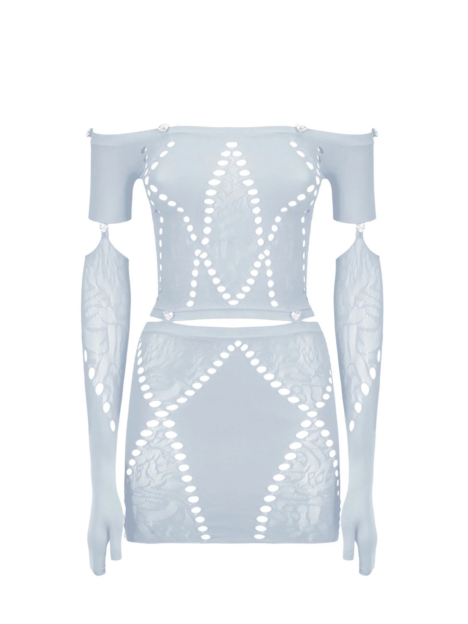 Domino Dress Smoke Grey