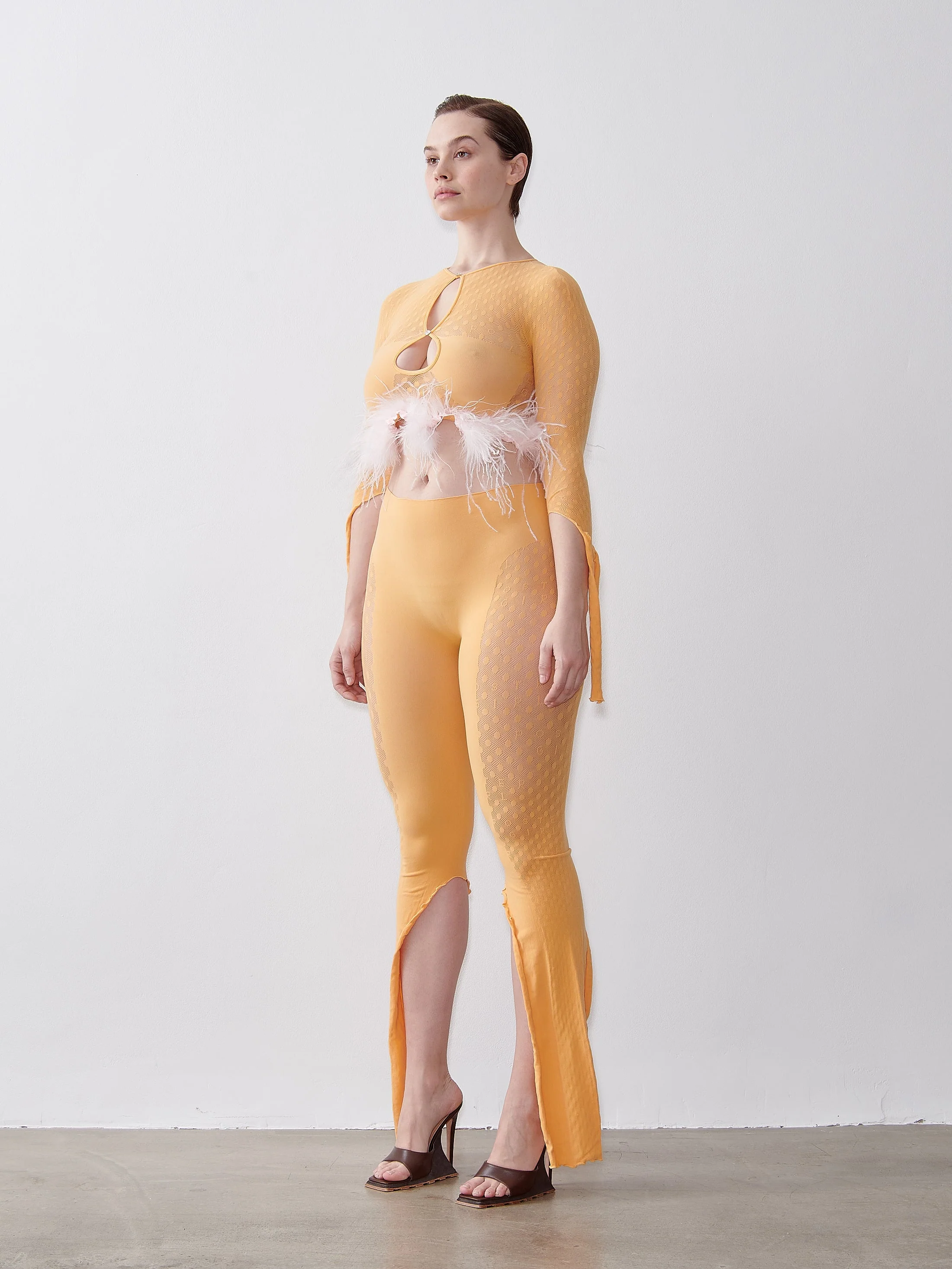 Feather Mira Top Papaya - Image 3