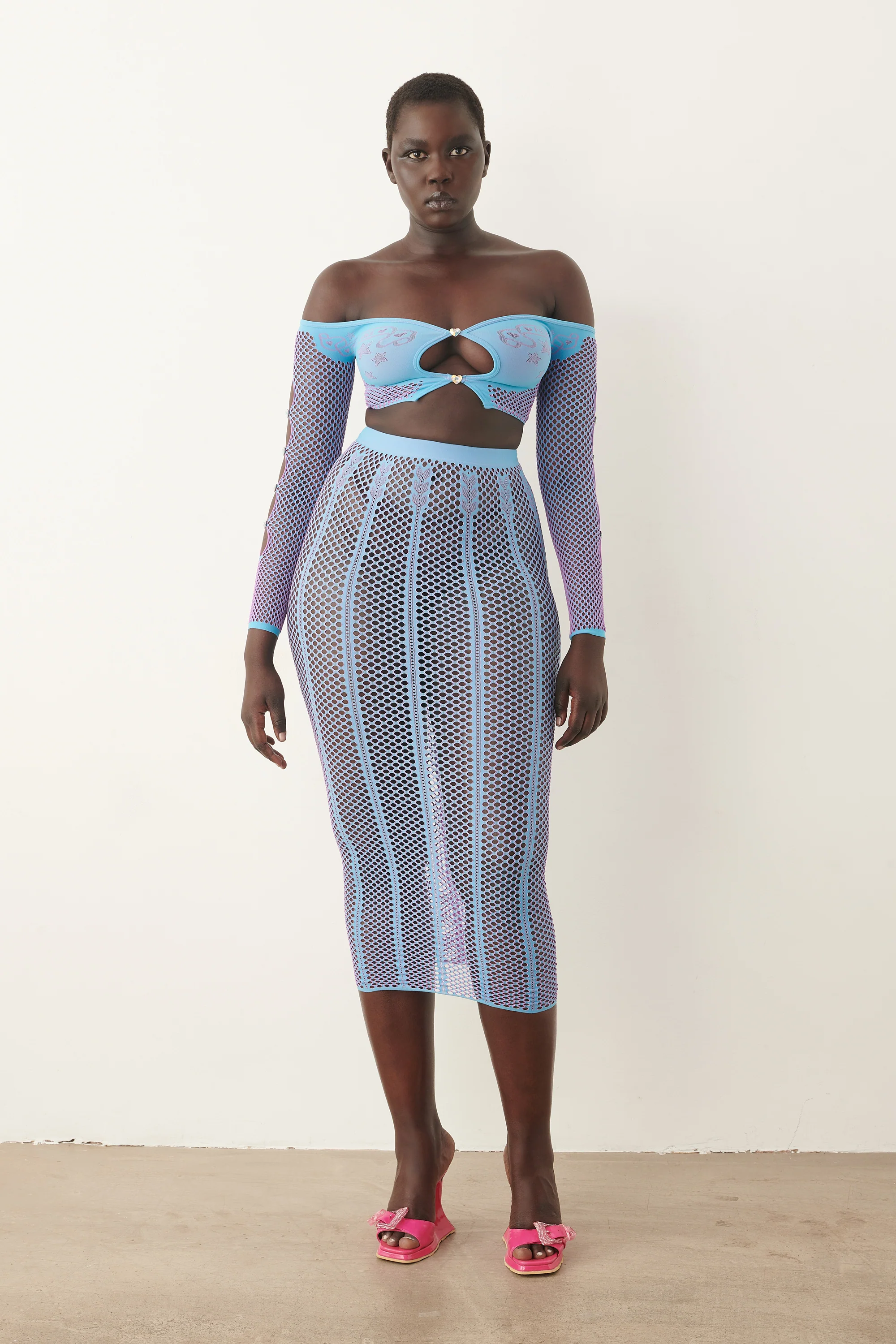 Fortune Skirt Crypto Blue