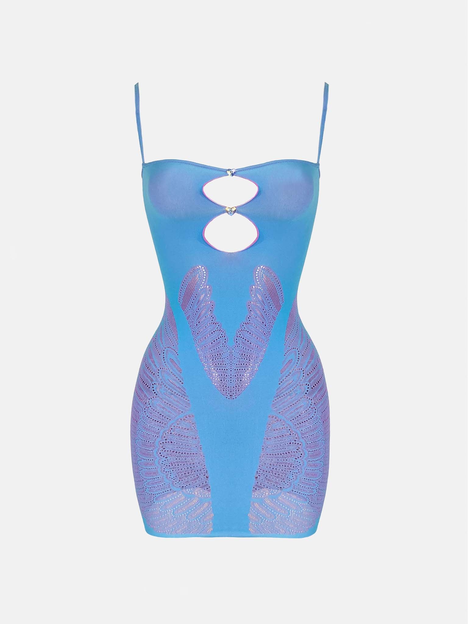 Gisele Dress Crypto Blue - Image 6