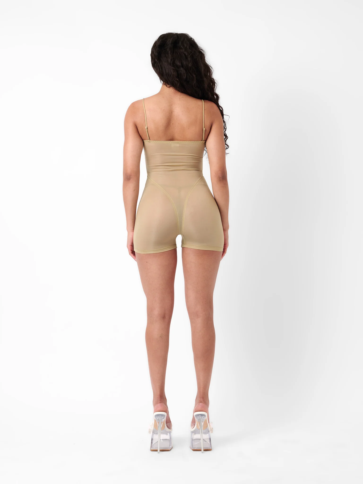 Goldie Playsuit Taupe - Image 3
