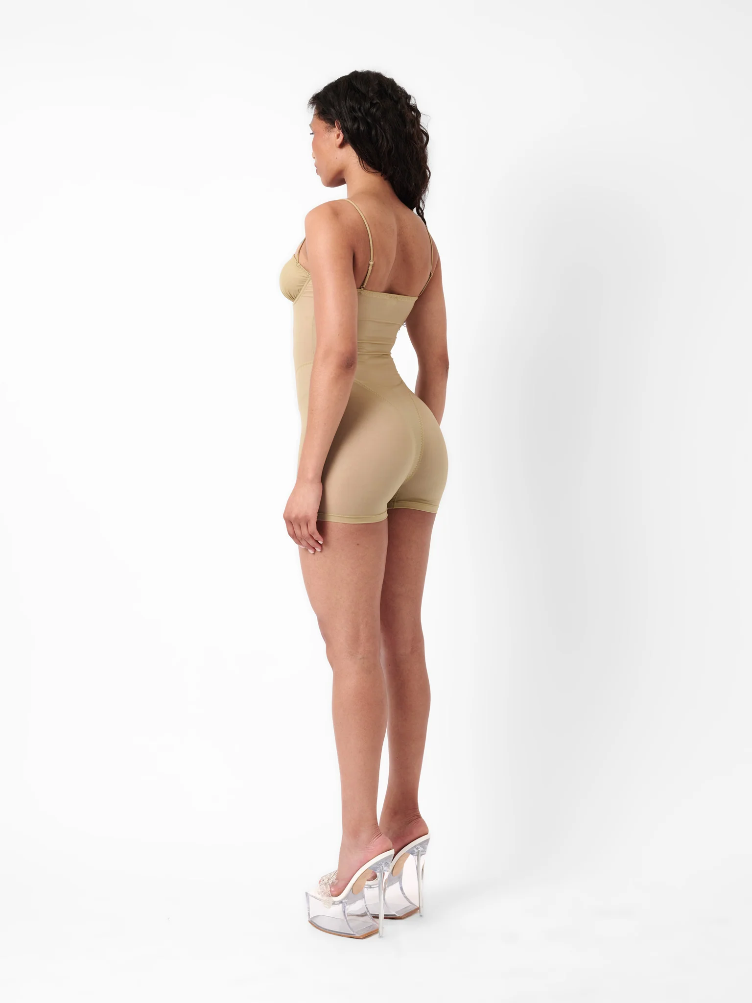 Goldie Playsuit Taupe - Image 5