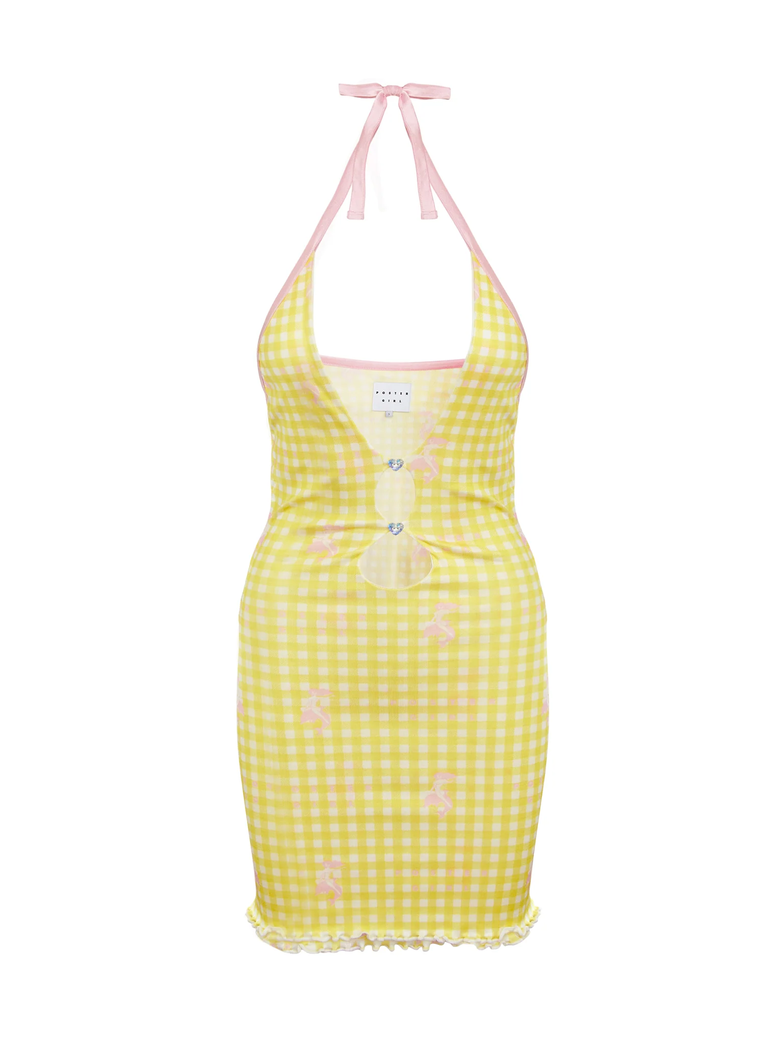 Gretchen Mini Dress Sunshine Gingham - Image 4