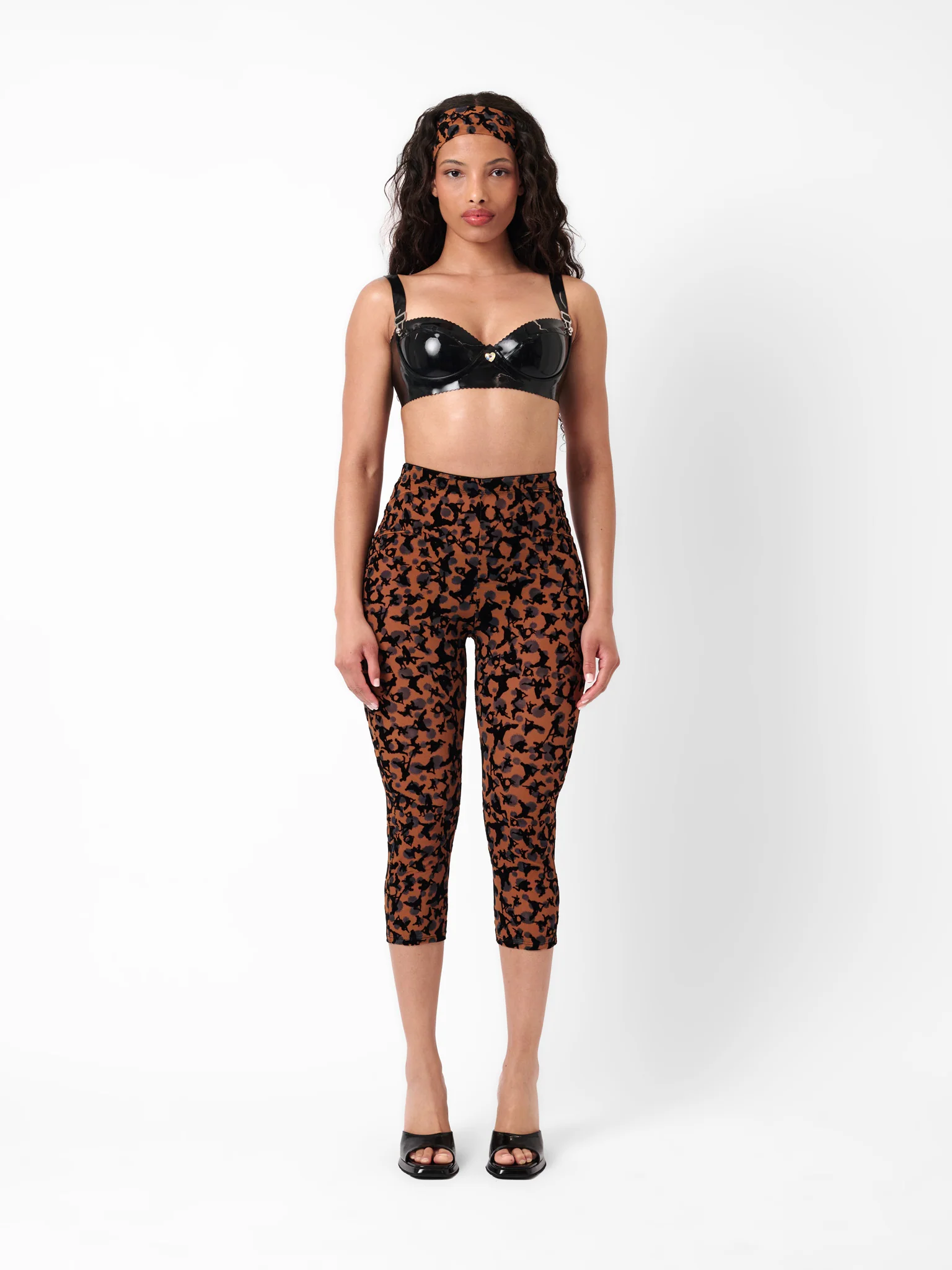 Hailey Headband Chestnut Leopard Print - Image 5