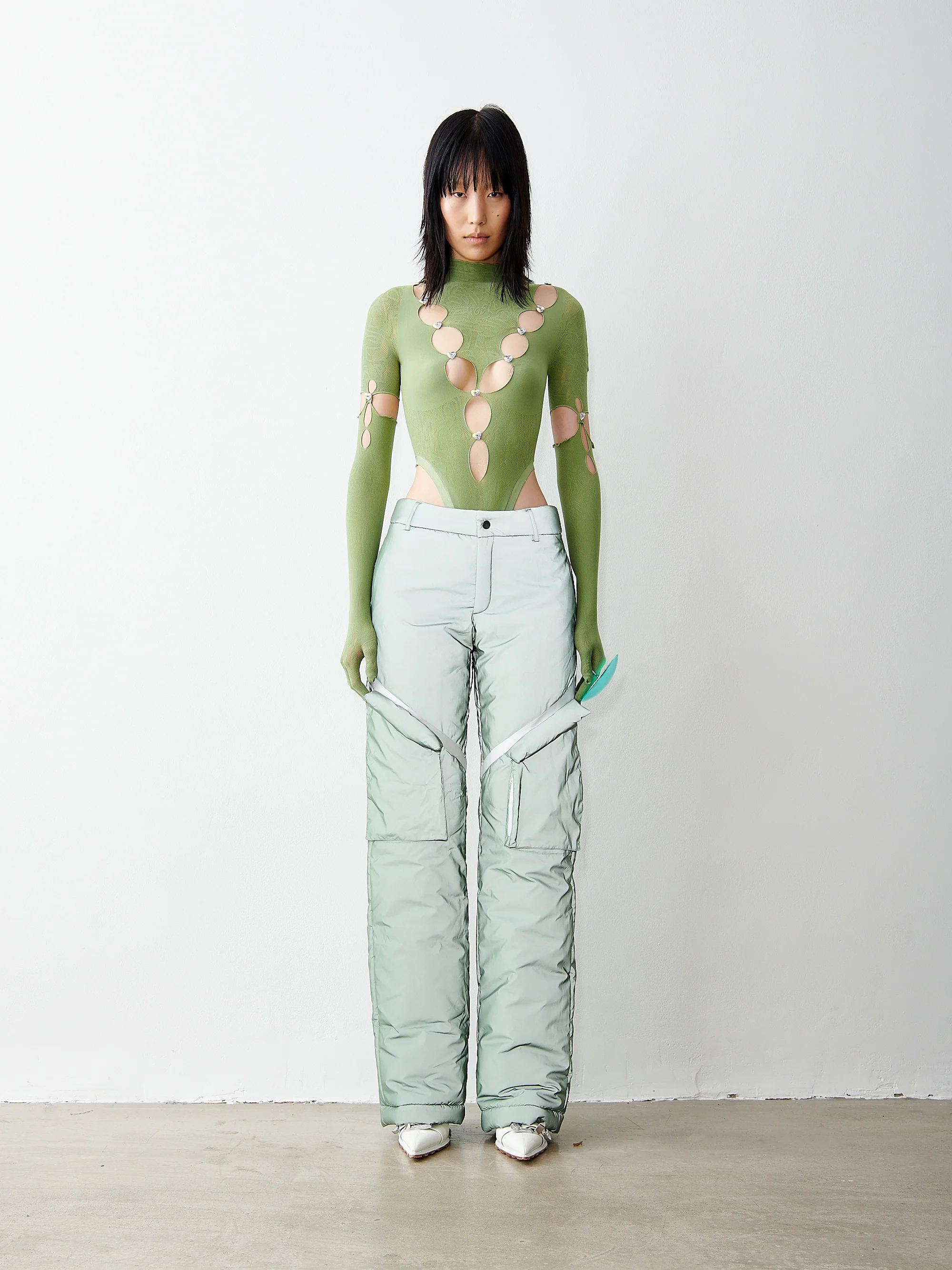 Karina Ski Trousers Olive - Image 2