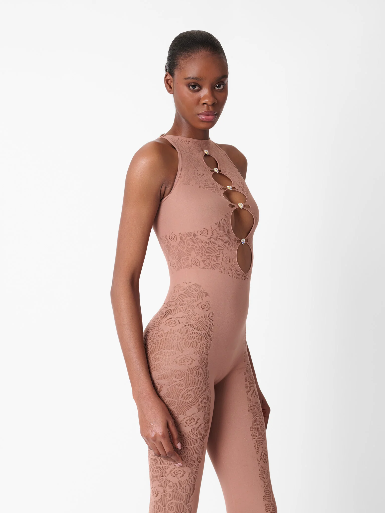 Janice Jumpsuit Latte - Image 3