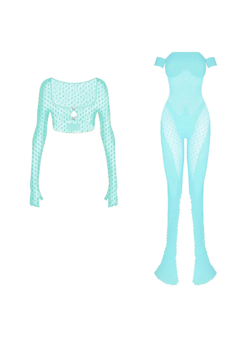 Junia Jumpsuit x Octavia Top Turquoise