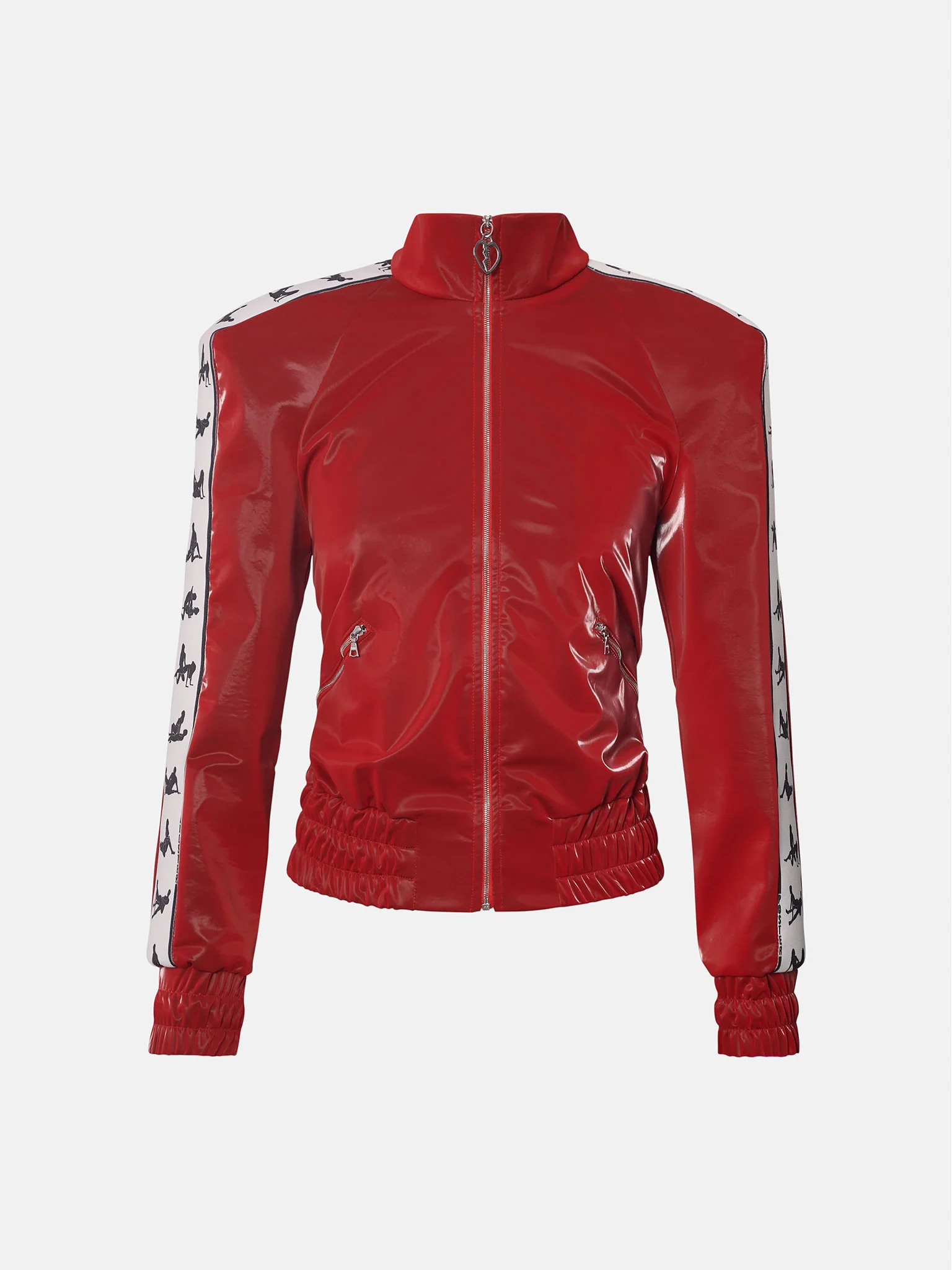 League Tracksuit Jacket Red - Image 6