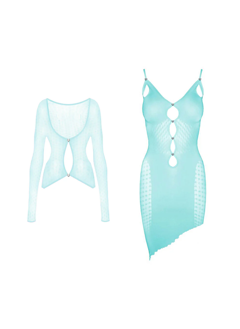 Livia Top x Anita Dress Turquoise