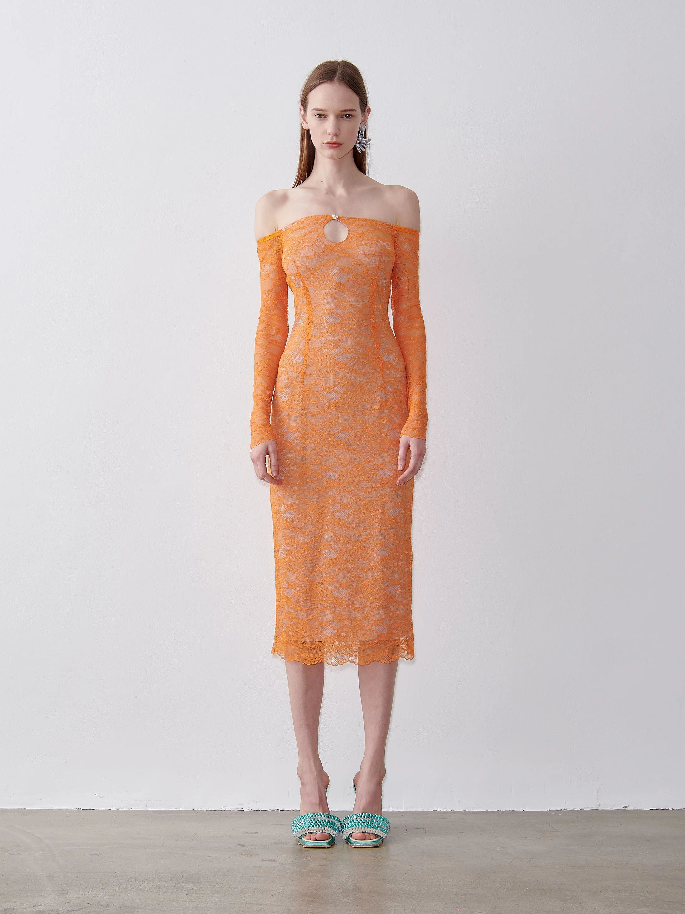 Marcie Dress Aperol Spritz - Image 2