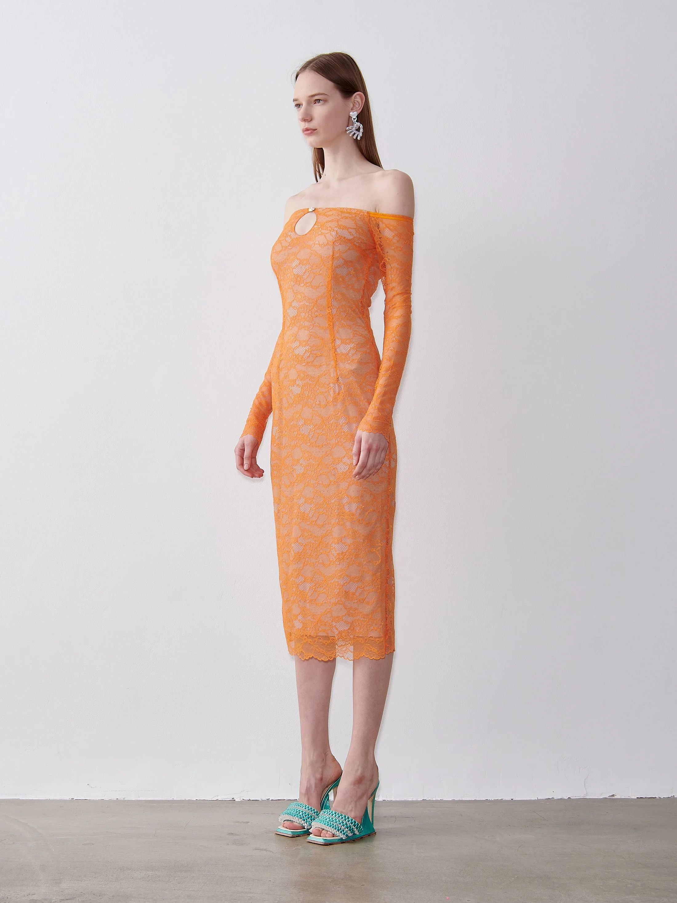 Marcie Dress Aperol Spritz - Image 4