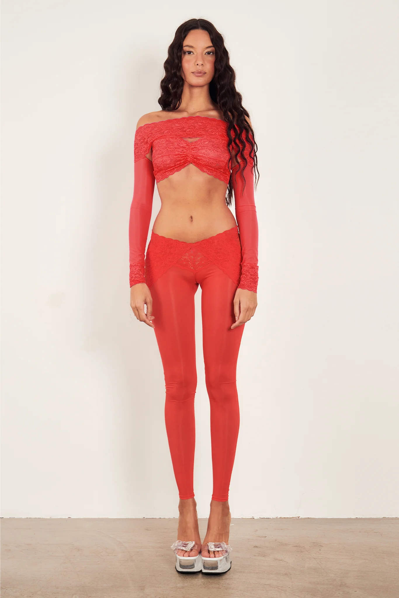 Margot Leggings Vixen Red - Image 2