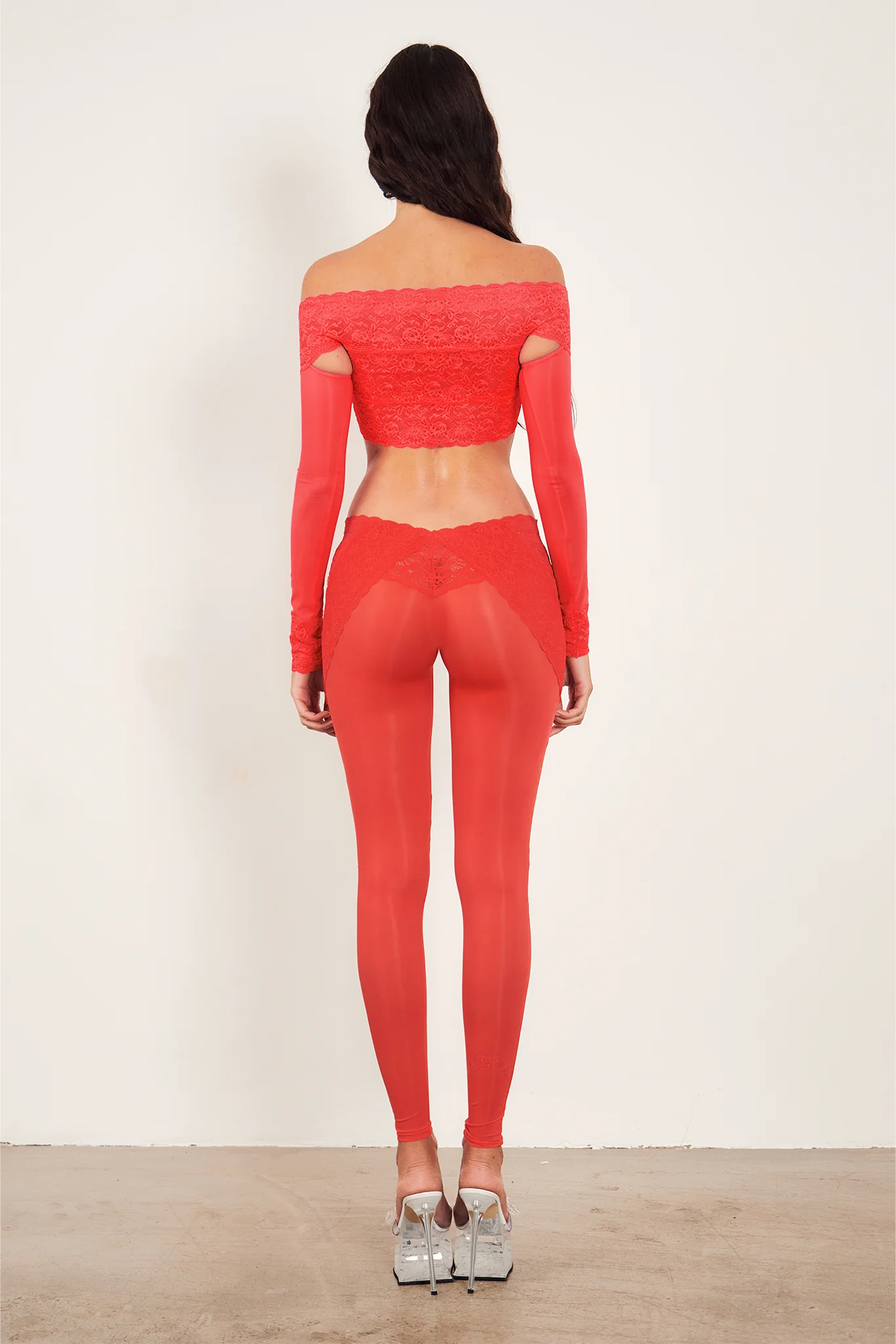 Margot Leggings Vixen Red - Image 4