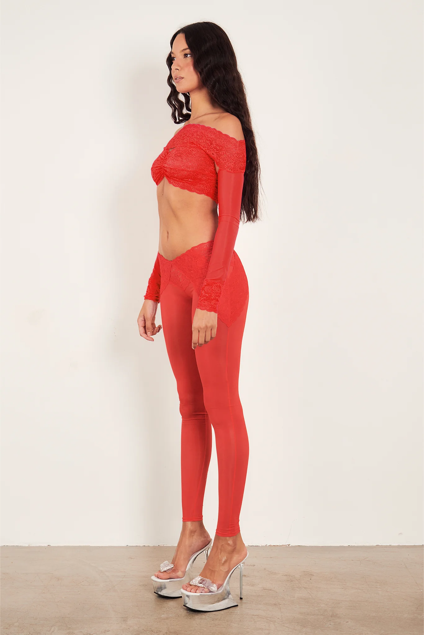 Margot Leggings Vixen Red - Image 5