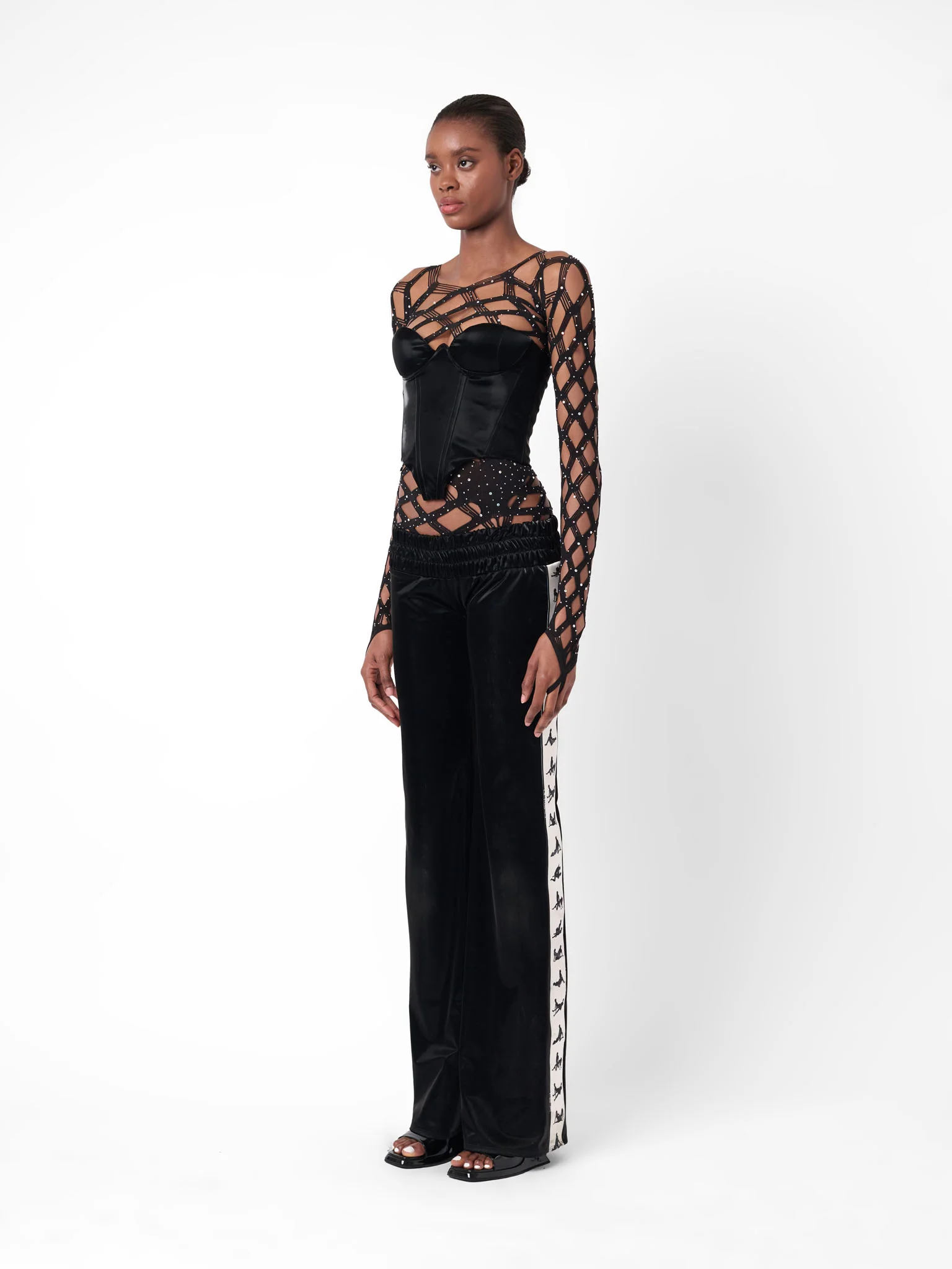 Marina Mini Dress Black - Image 5
