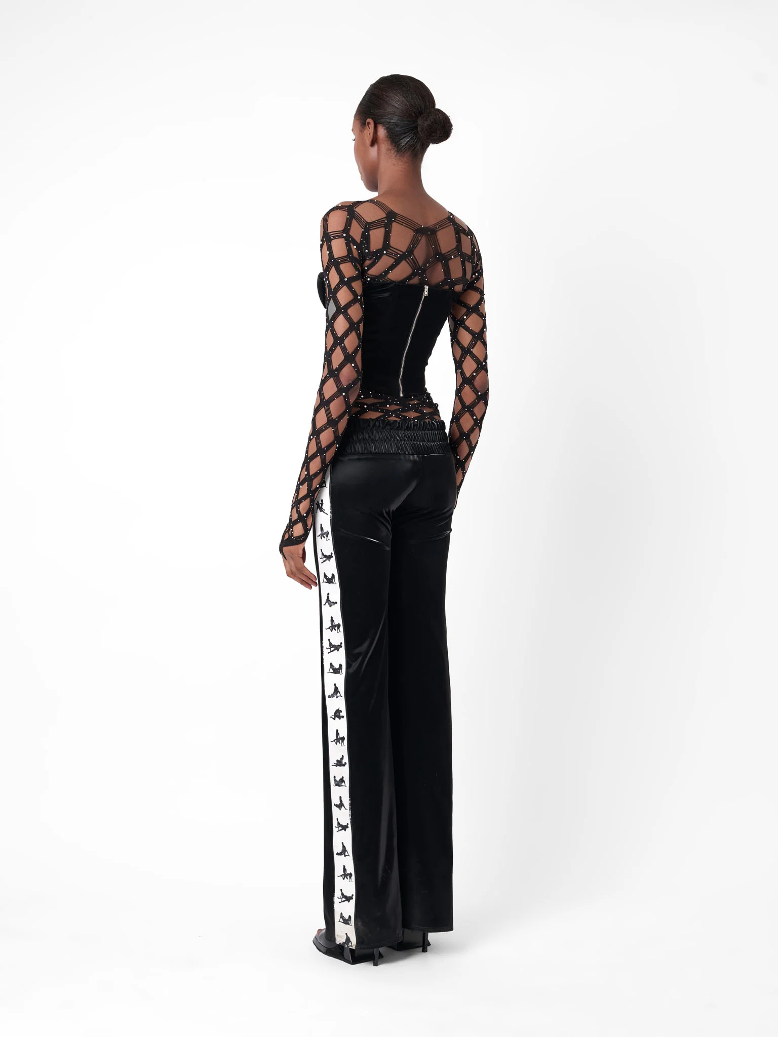 Marina Mini Dress Black - Image 6