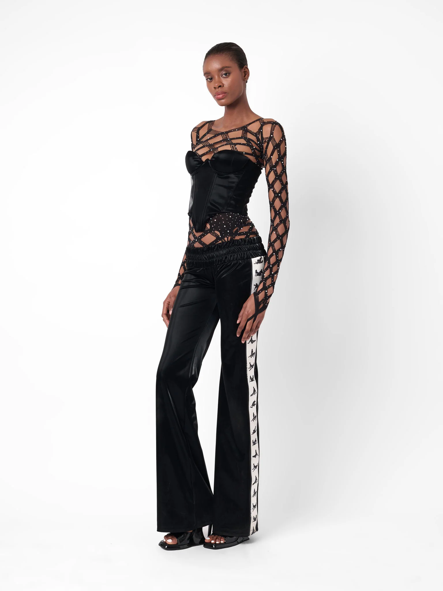 Marina Mini Dress Black - Image 9