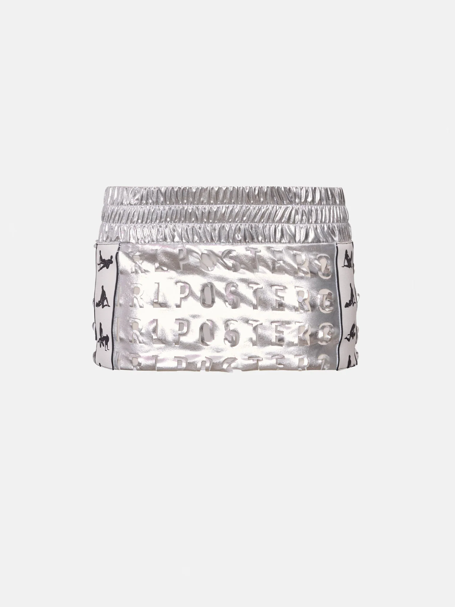 Midfield Micro Skirt Silver - Image 6