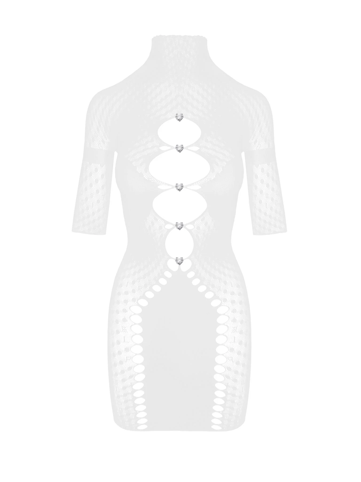 Pandora Dress in Optic White