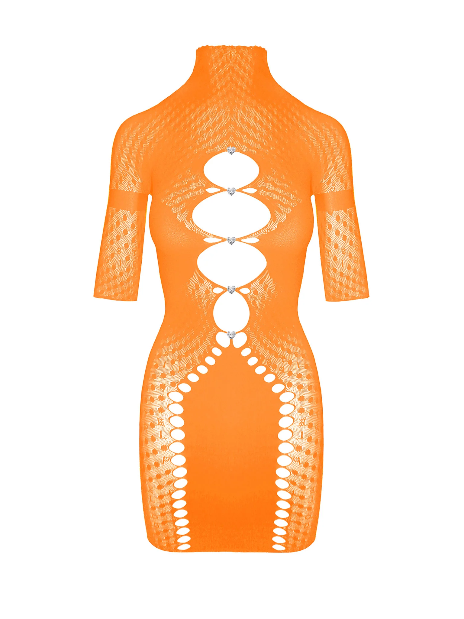 Pandora Dress in Tangerine