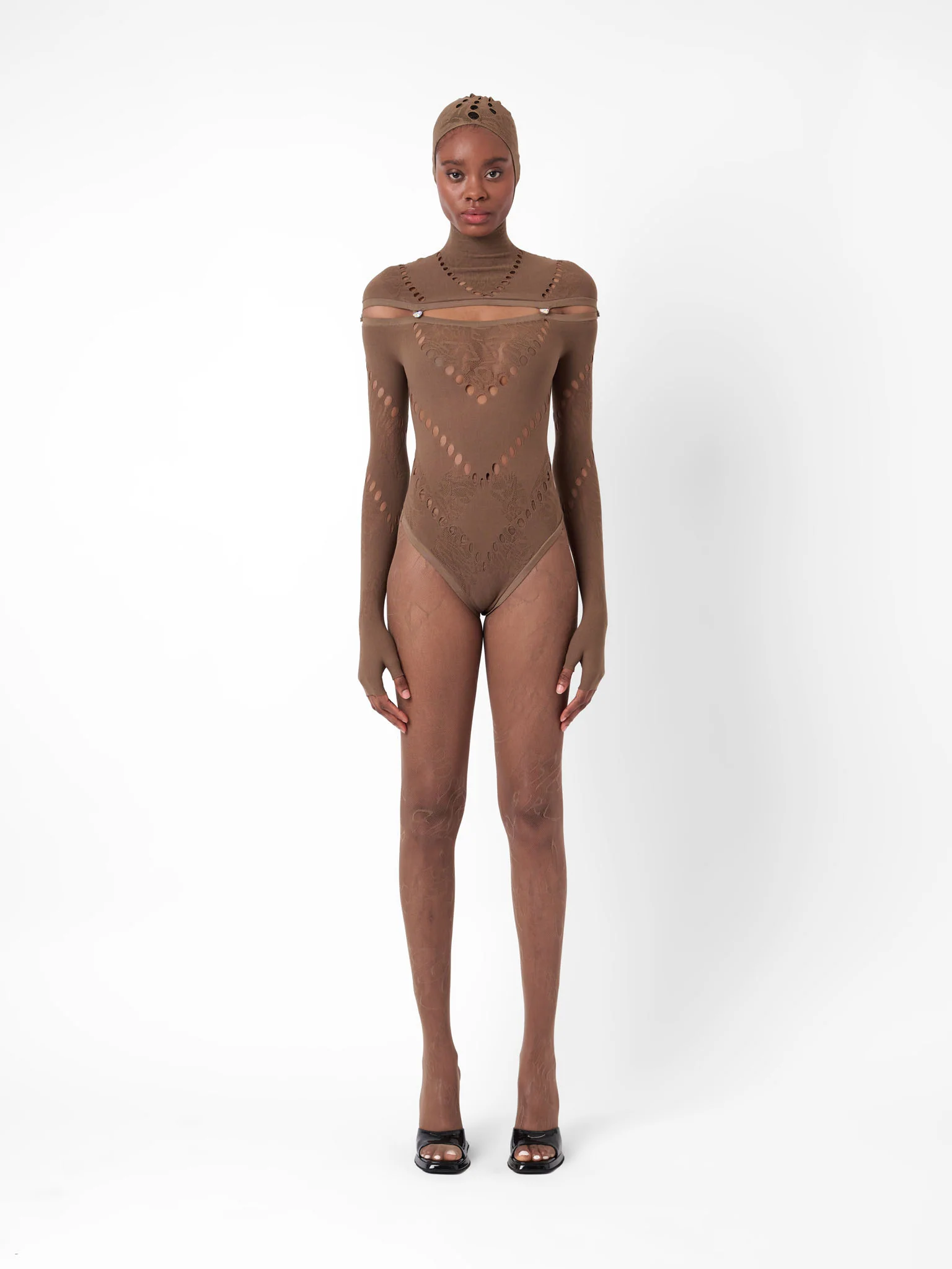 Pearl Bodysuit Kahlua Brown