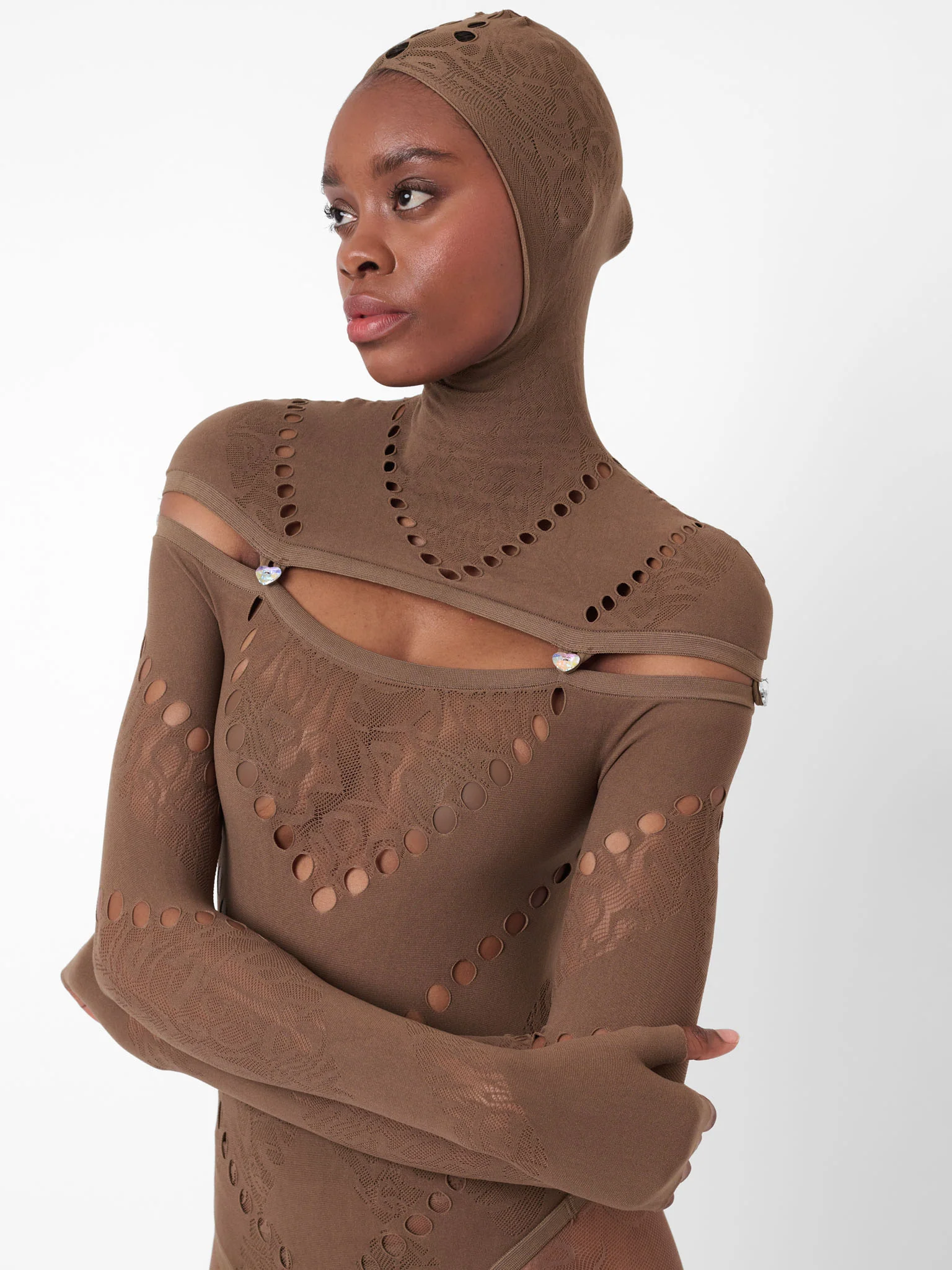 Pearl Bodysuit Kahlua Brown - Image 6