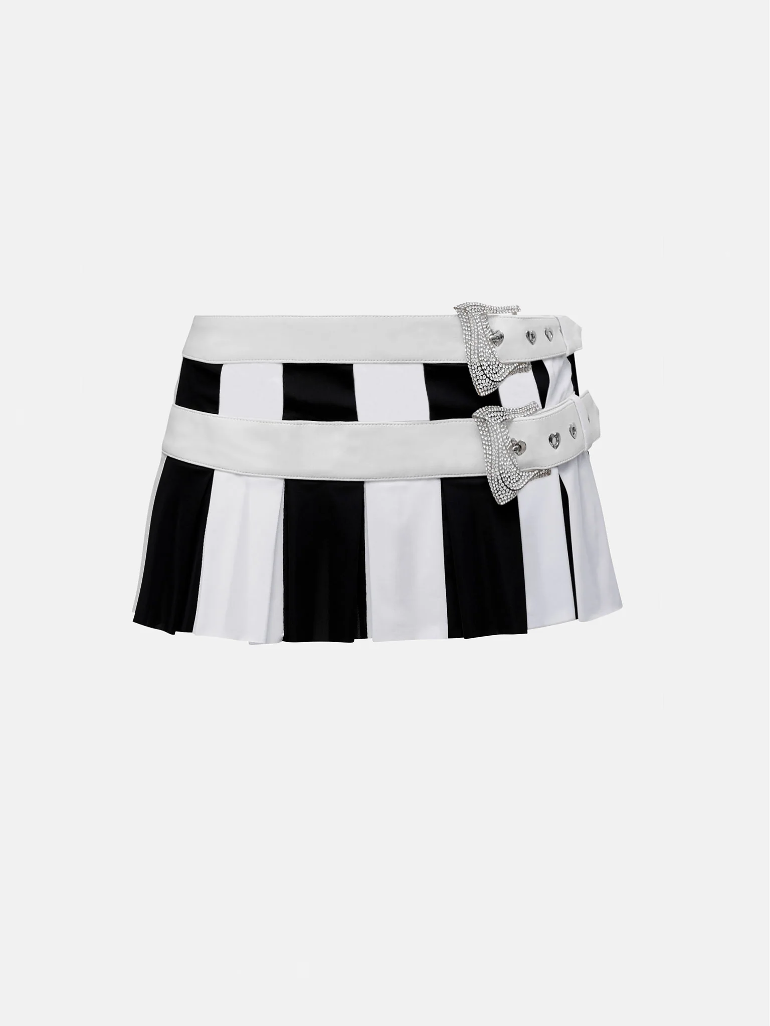 Penalty Micro Skirt Black/White Stripe - Image 7