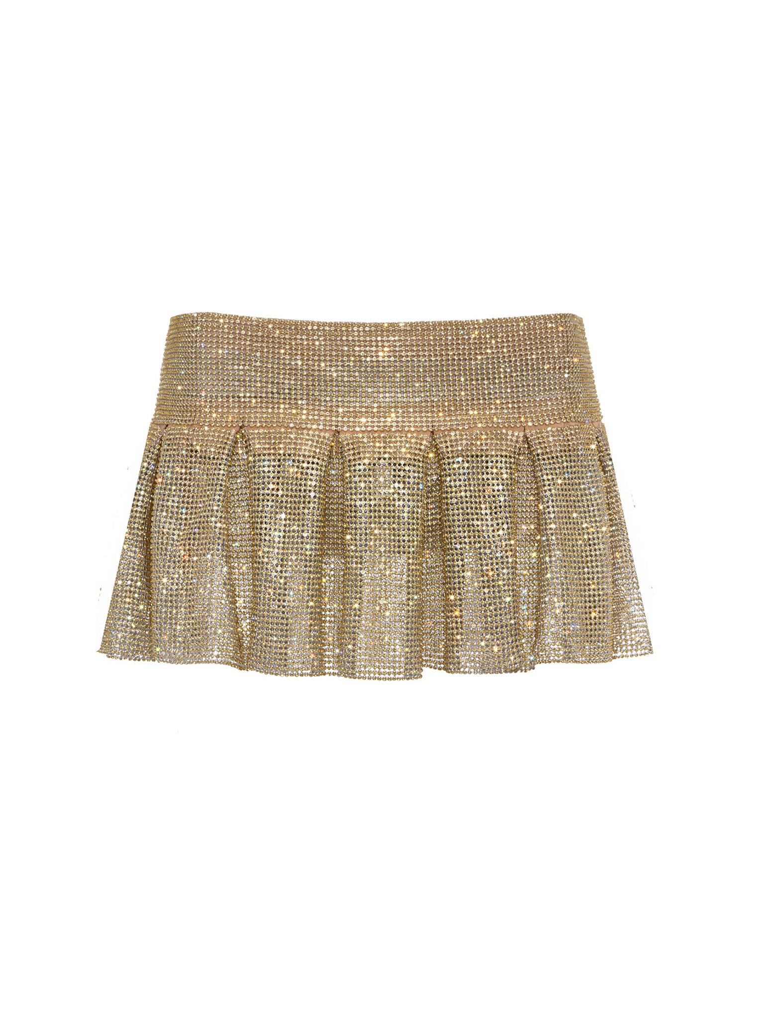 Penny Pleated Micro Skirt Lemon Haze